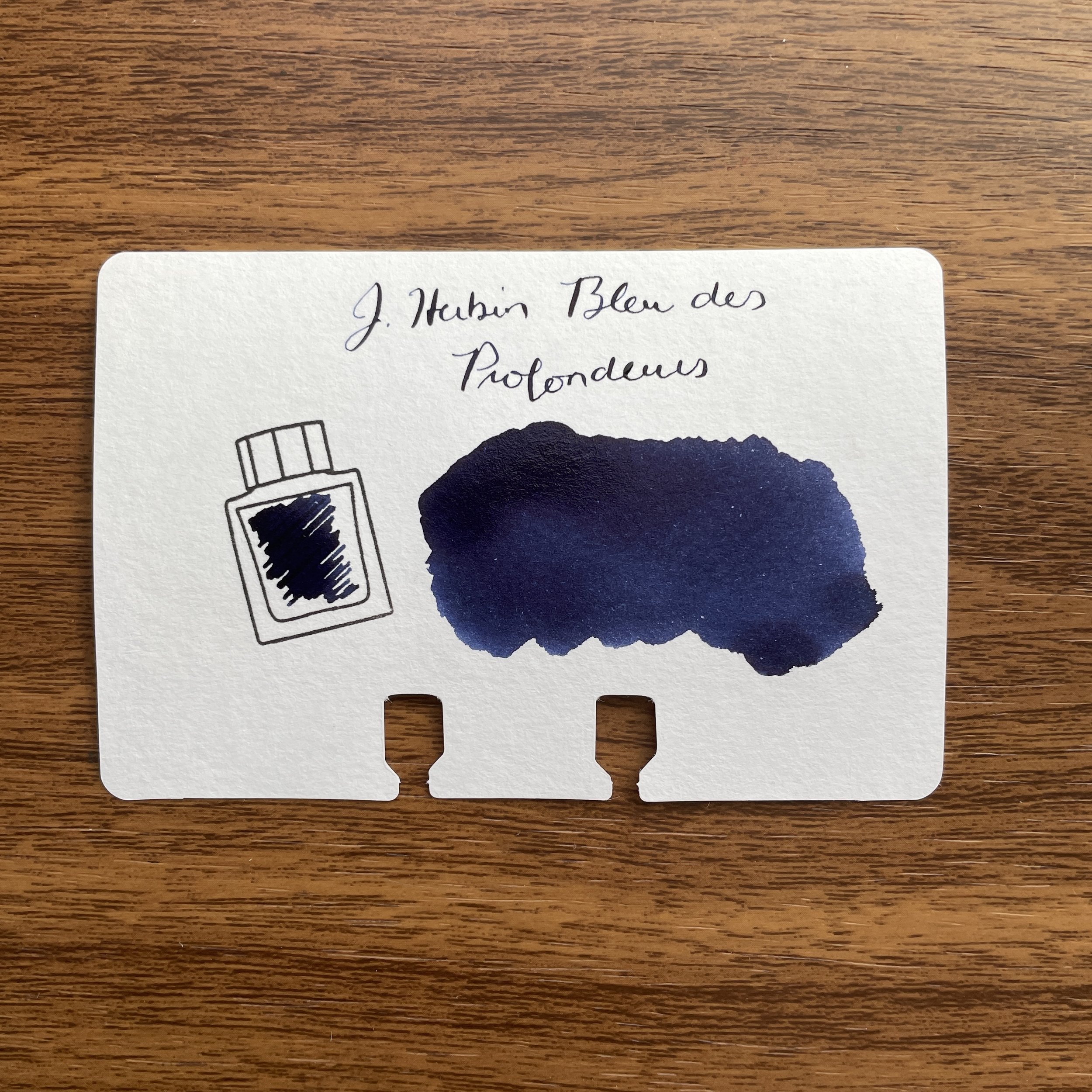 J. Herbin Bleu des Profondeurs Swatch