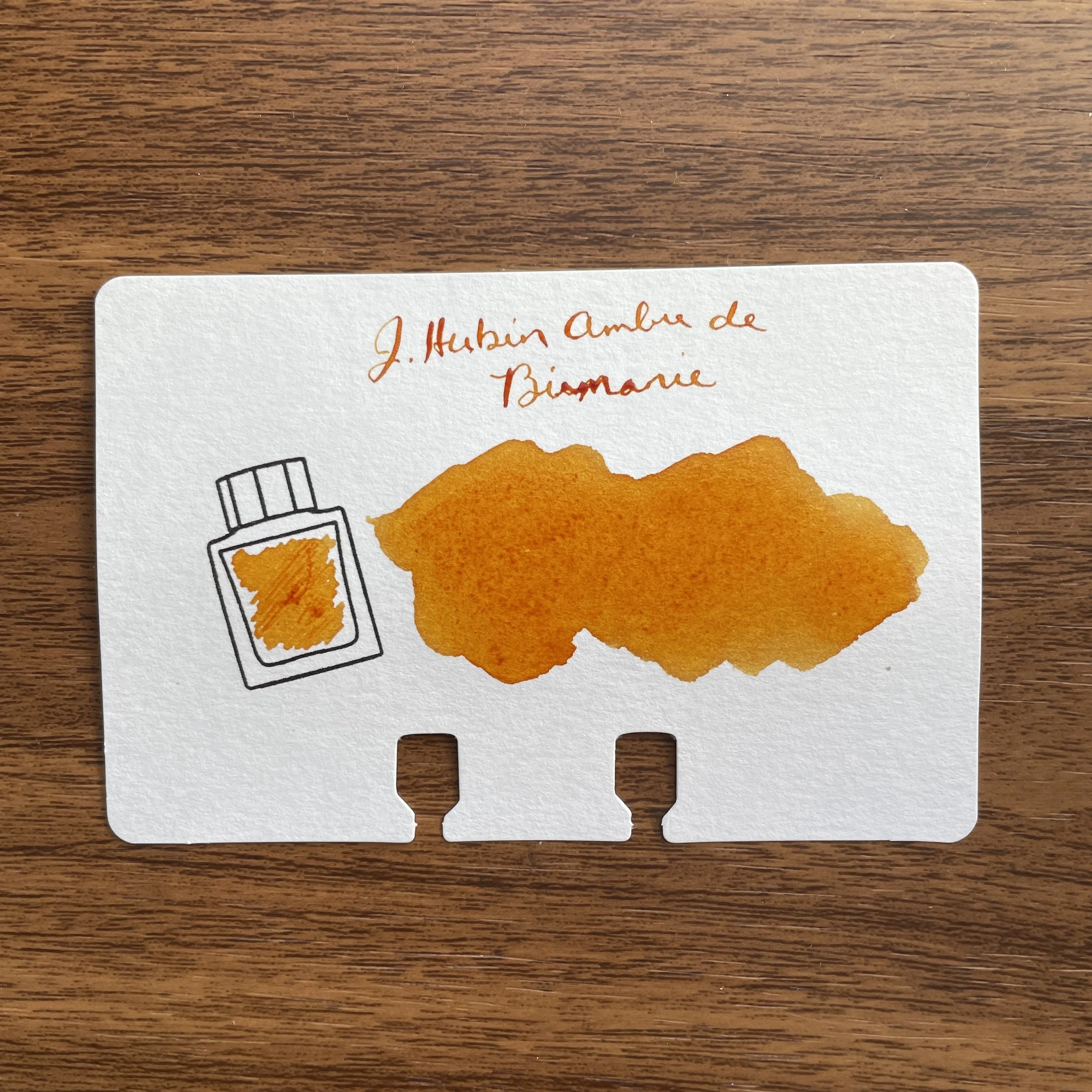 J. Herbin Ambre de Birmanie Swatch