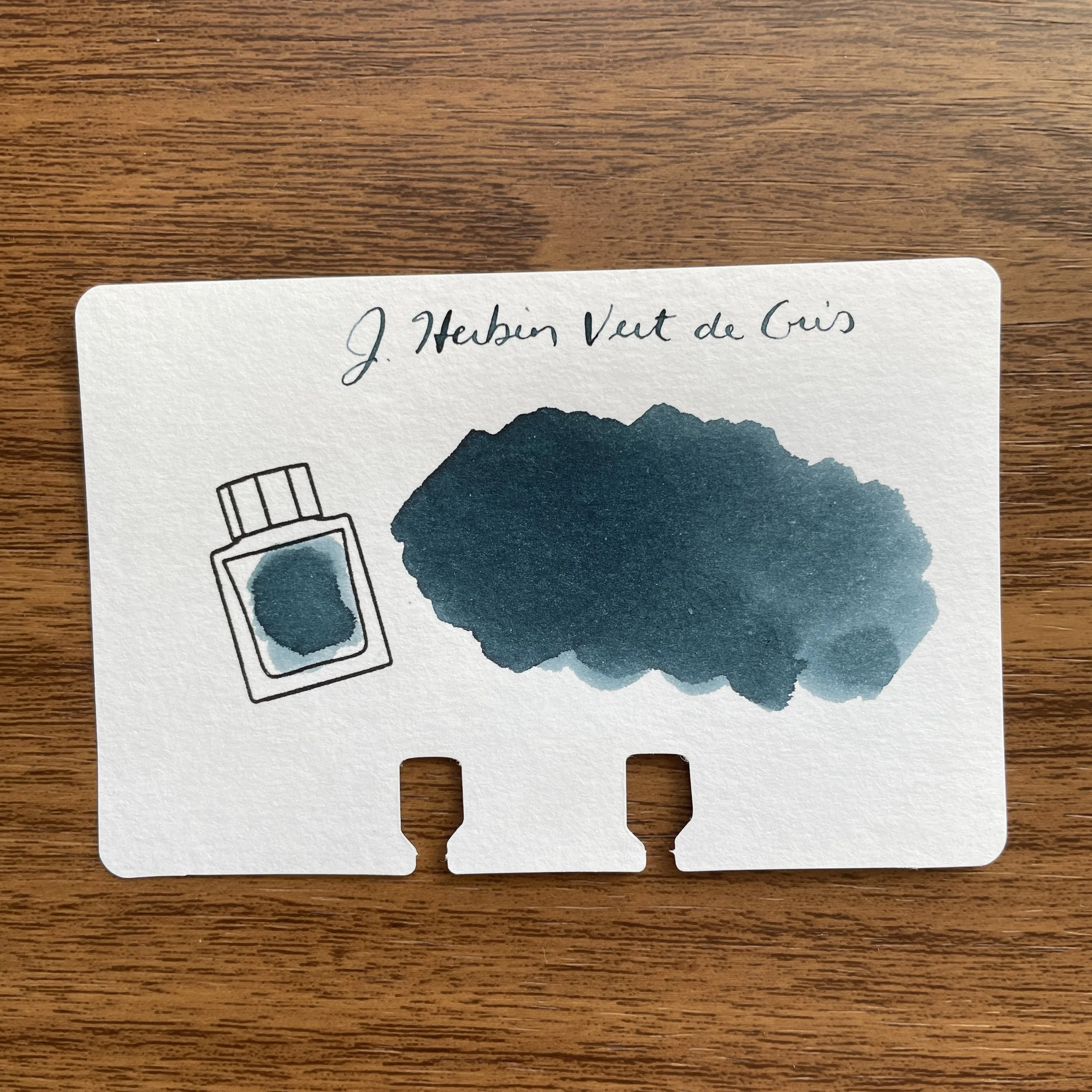 J. Herbin Vert de Gris Swatch