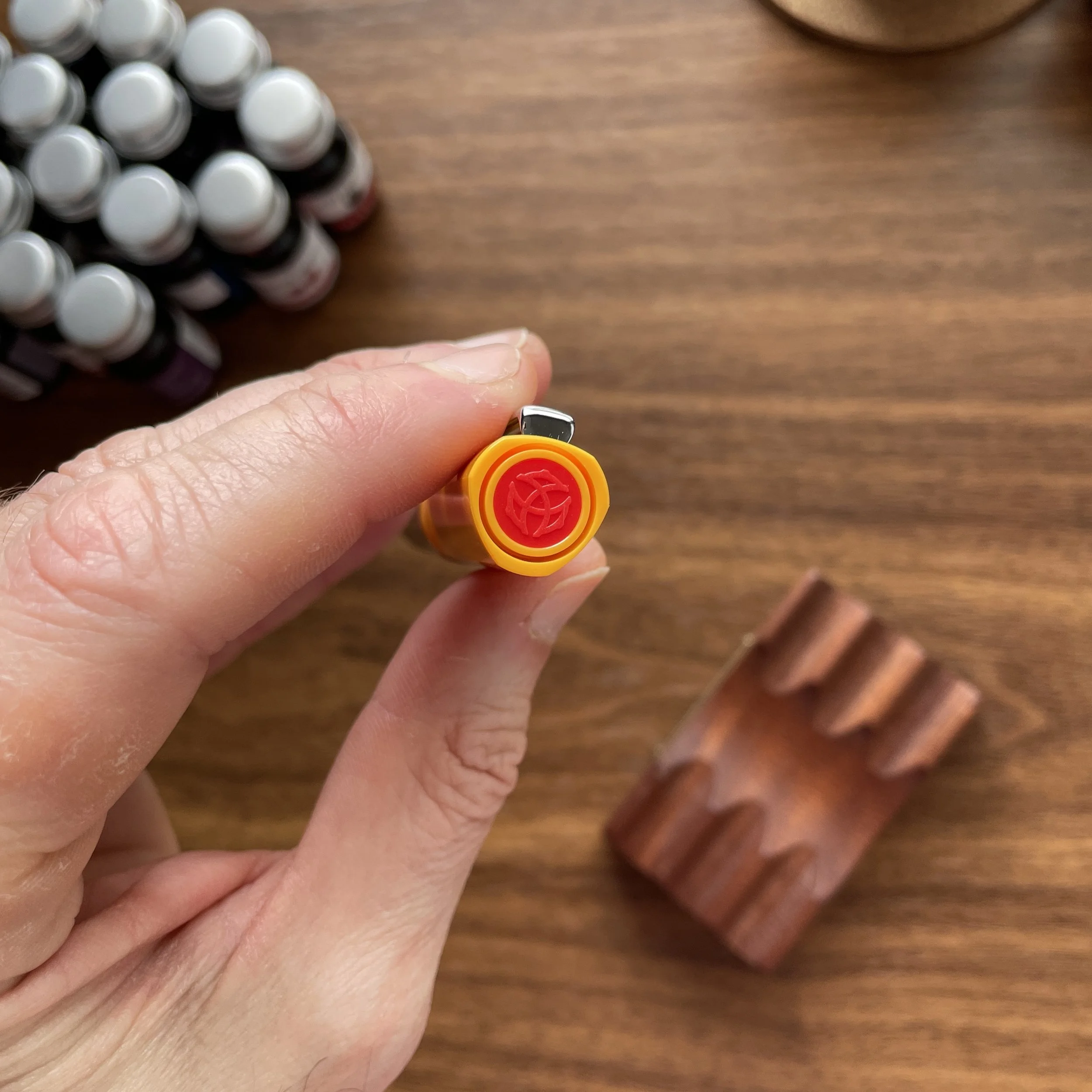 TWSBI ECO-T Saffron Triangular Top