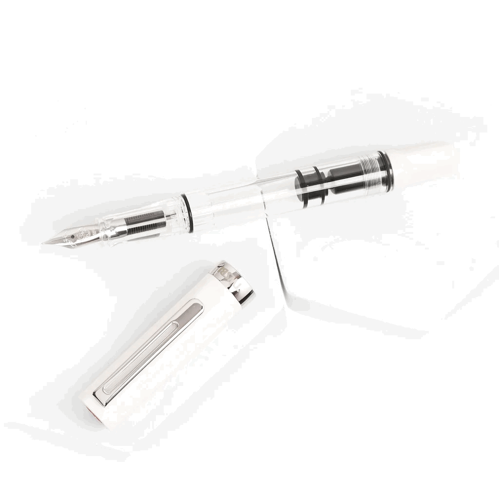 TWSBI ECO White Fountain Pen Uncapped