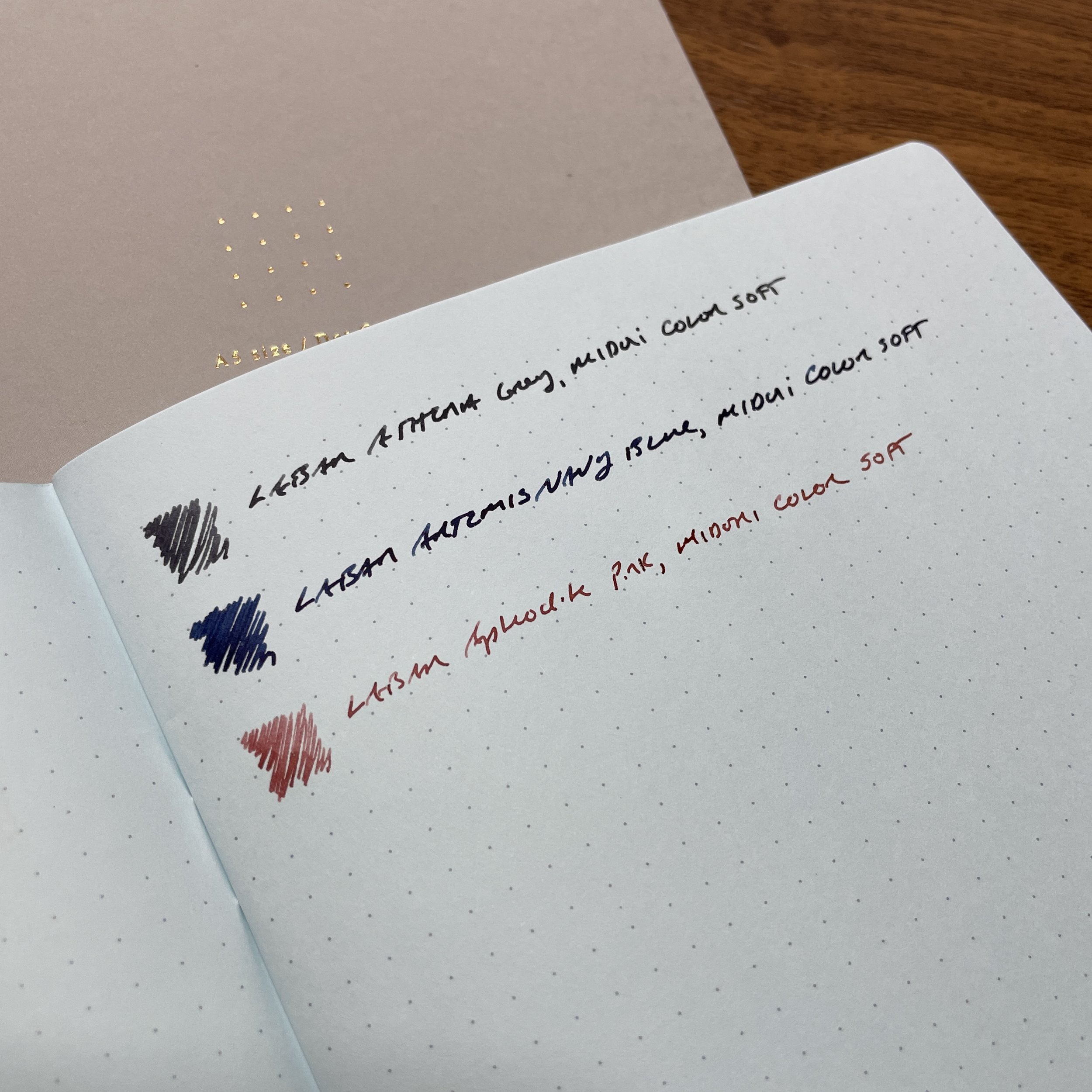 Midori Soft Color A5 Blue Paper
