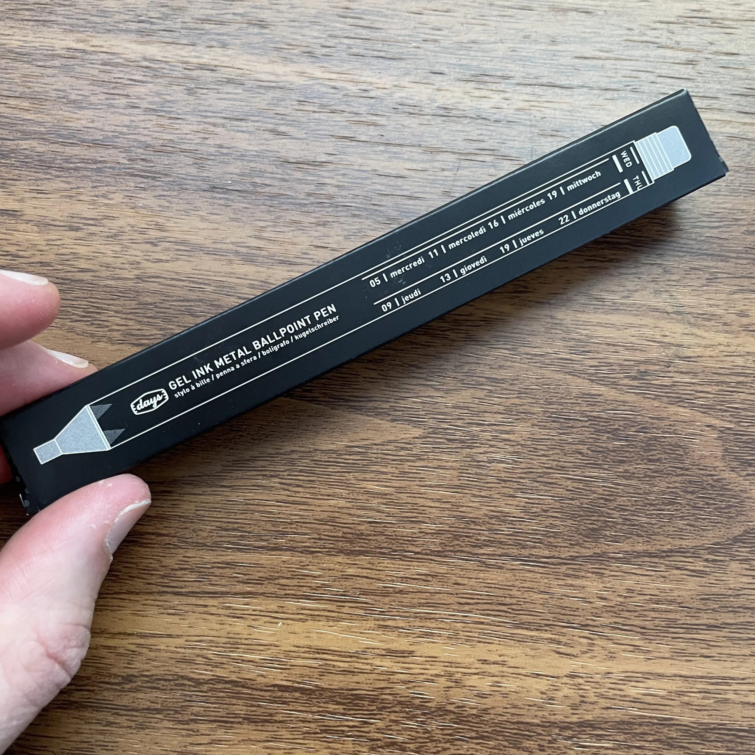 Mark'style Days Metal Gel Ballpoint (.5mm) — The Gentleman Stationer