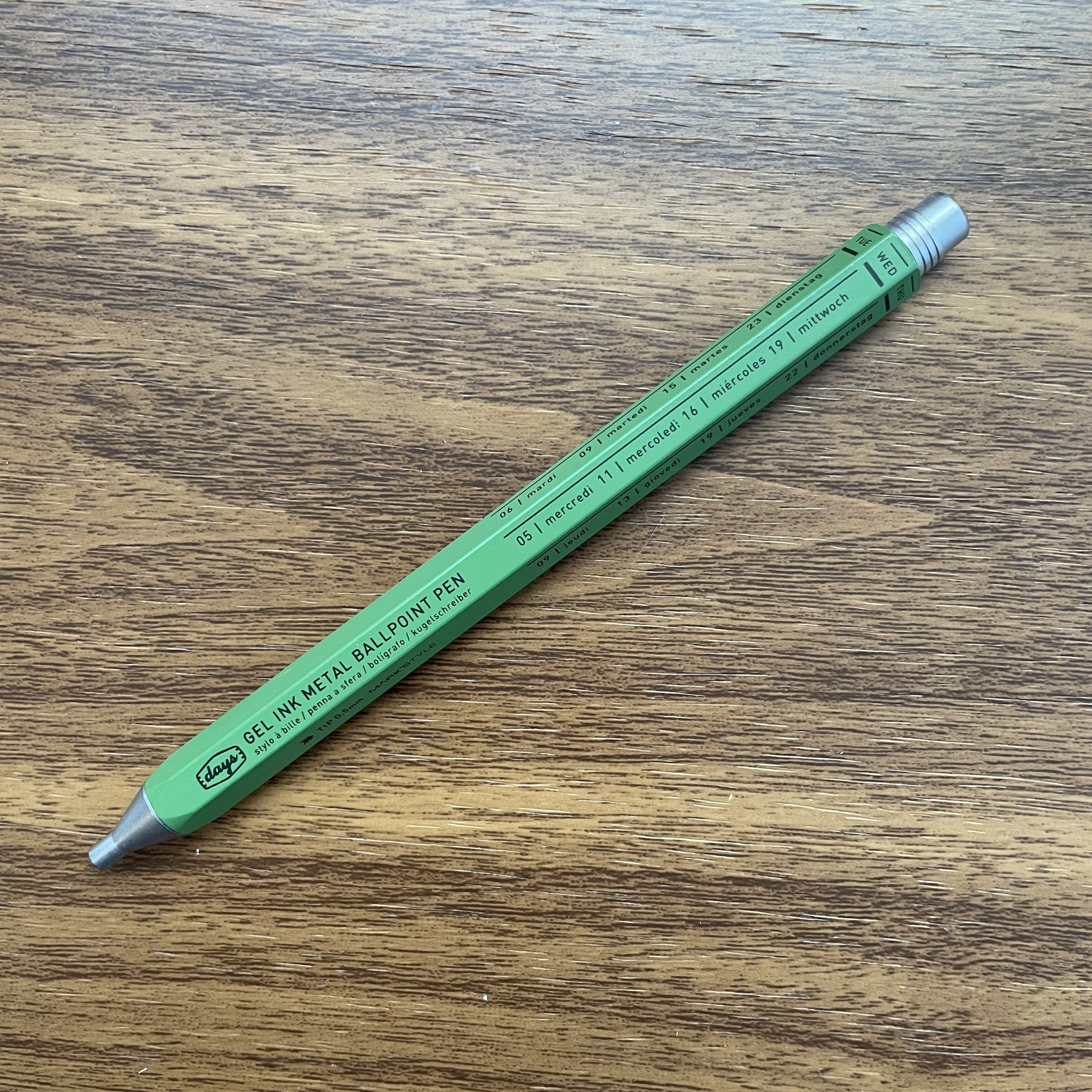 Mark'style Days Metal Gel Ballpoint (.5mm) — The Gentleman Stationer