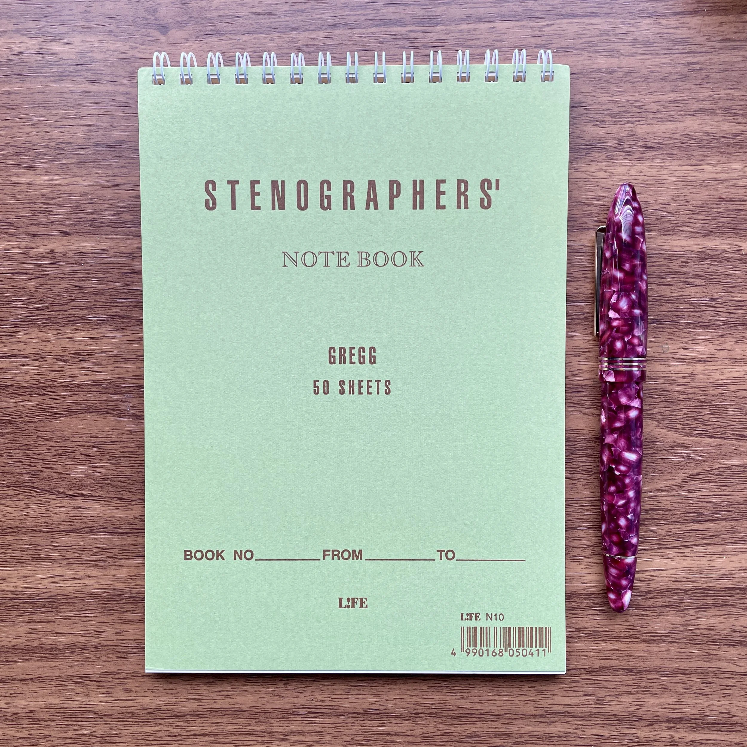 Life Stenographer's Notebook Cover