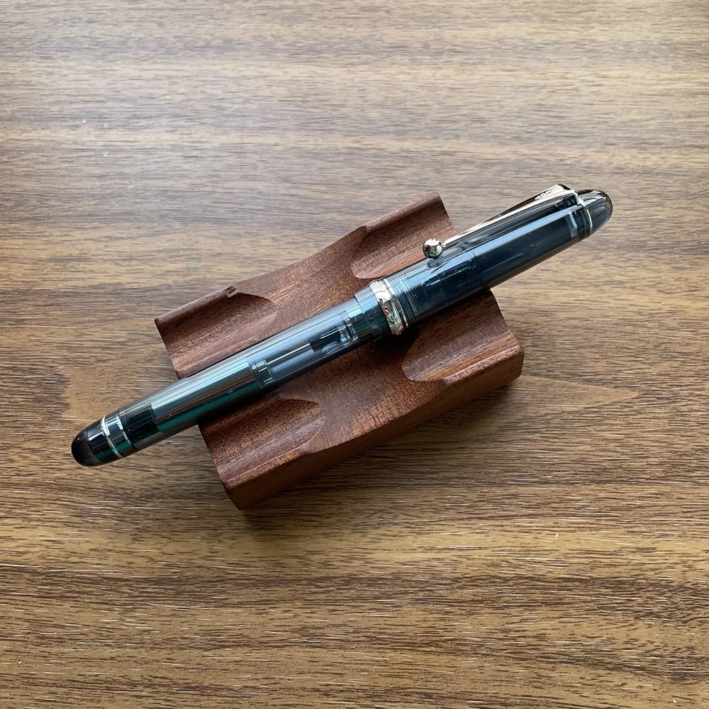 PILOT 万年筆 CUSTOM 74 14K　ニブ：FM Pilot Custom 74 Fountain Pen - Dark Blue, GP Trim, 14k FM #5