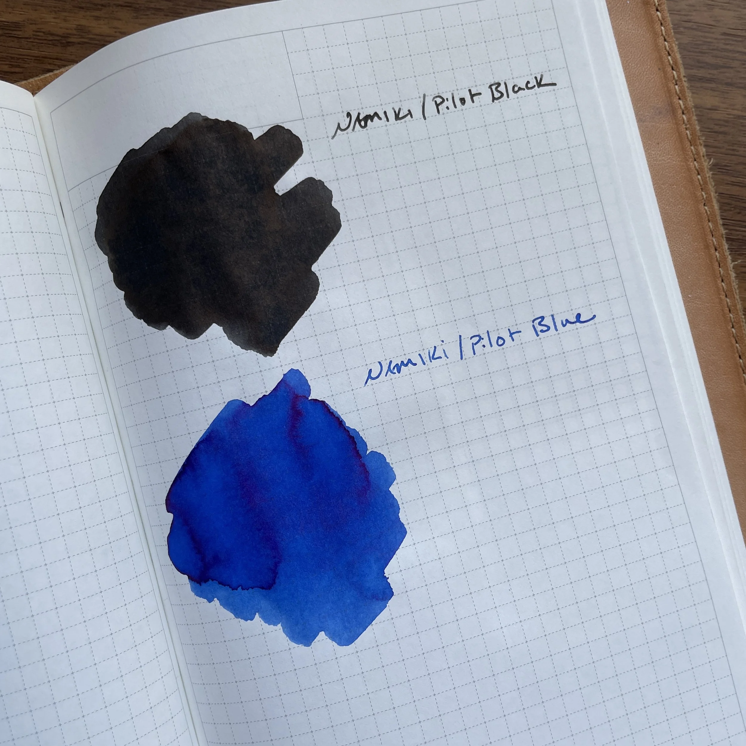 Namiki Ink Swatches