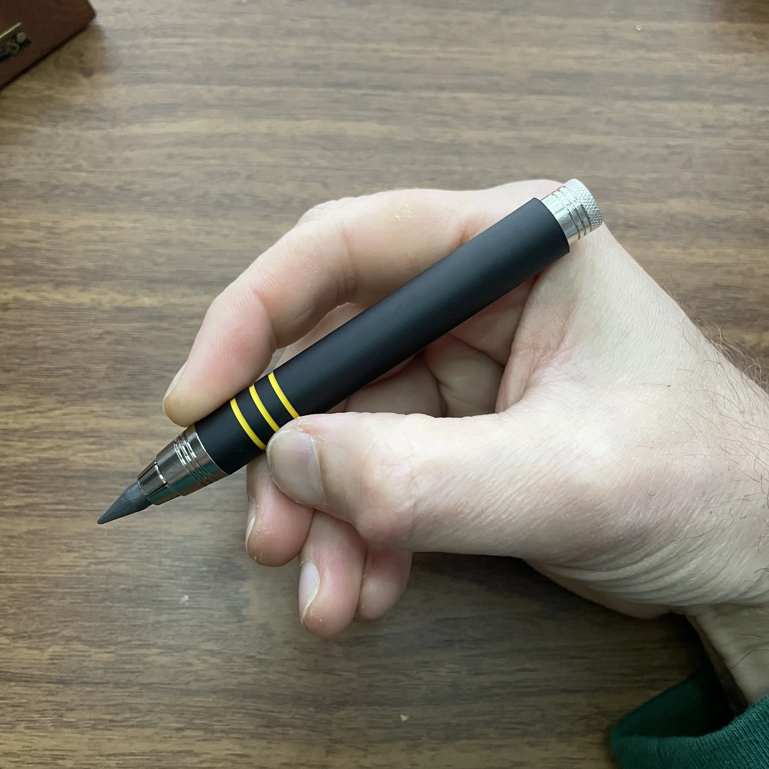 thumbnail interactive-video image 1 of Kaweco Sketch Up Clutch Eraser In Raw Brass - 5.6mm - NEW In Box - Made In Germany 1 of 4