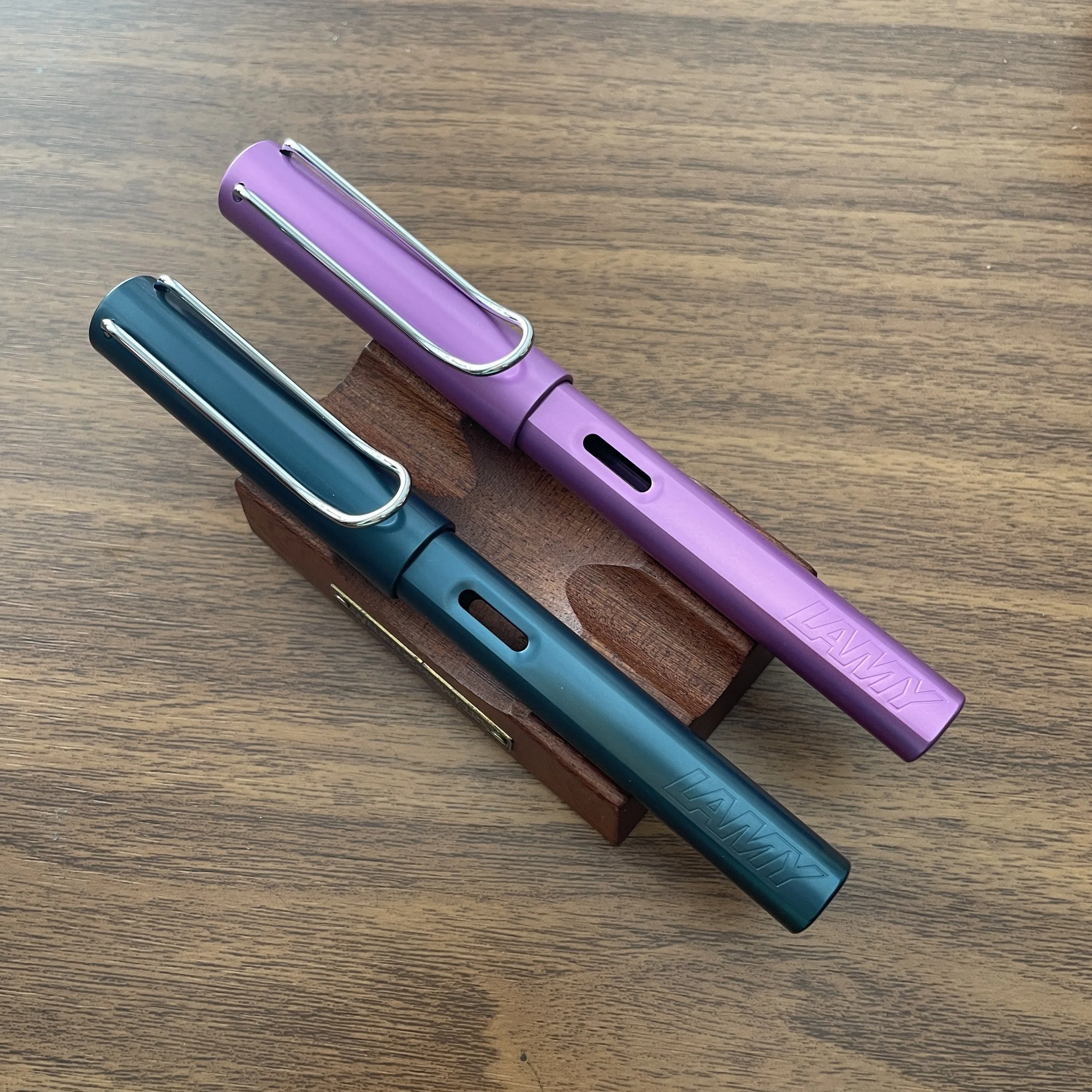Lamy ALStar 2023 Special Editions Lilac and Petrol Fountain Pens — The Gentleman Stationer
