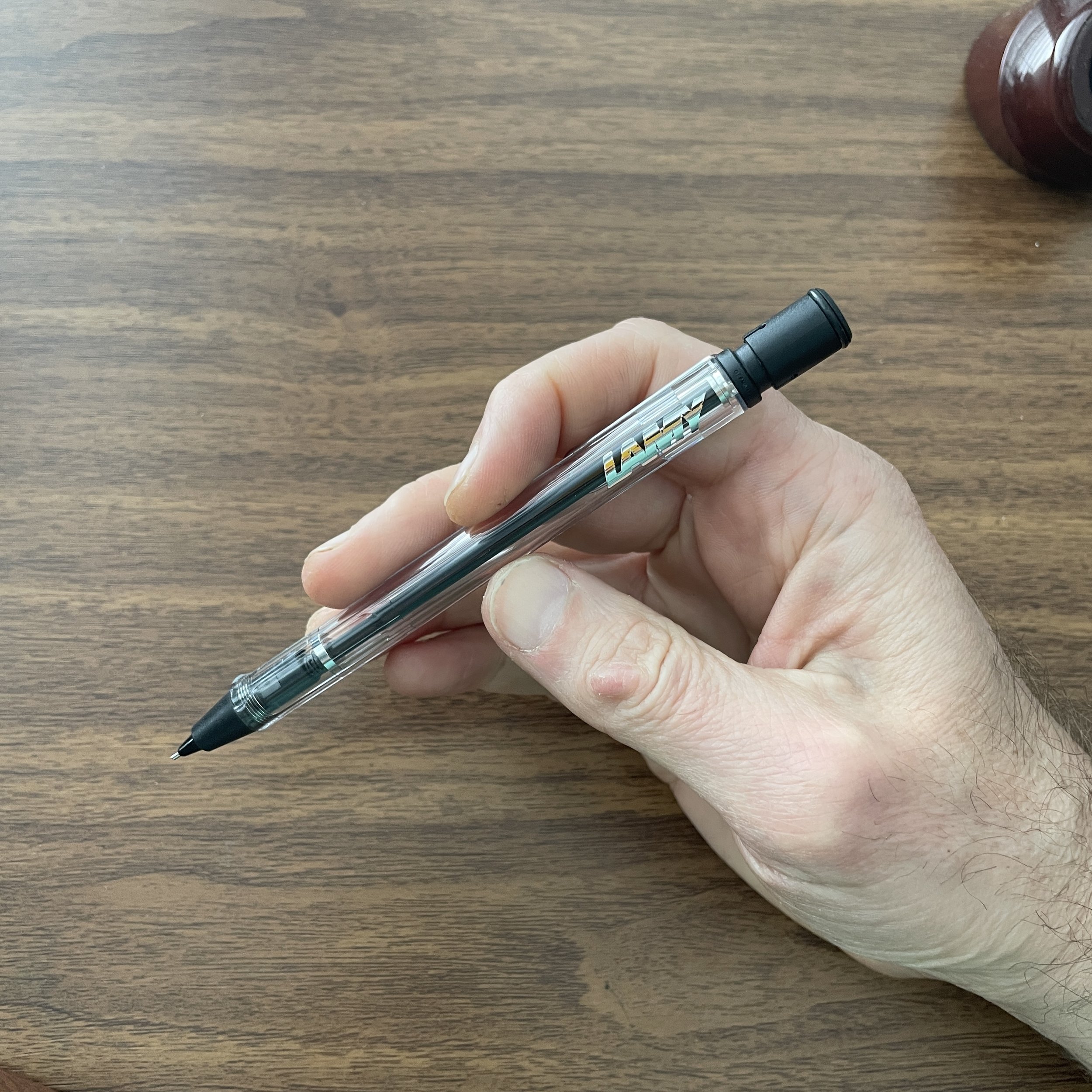Lamy Vista Mechanical Pencil In-hand (2)