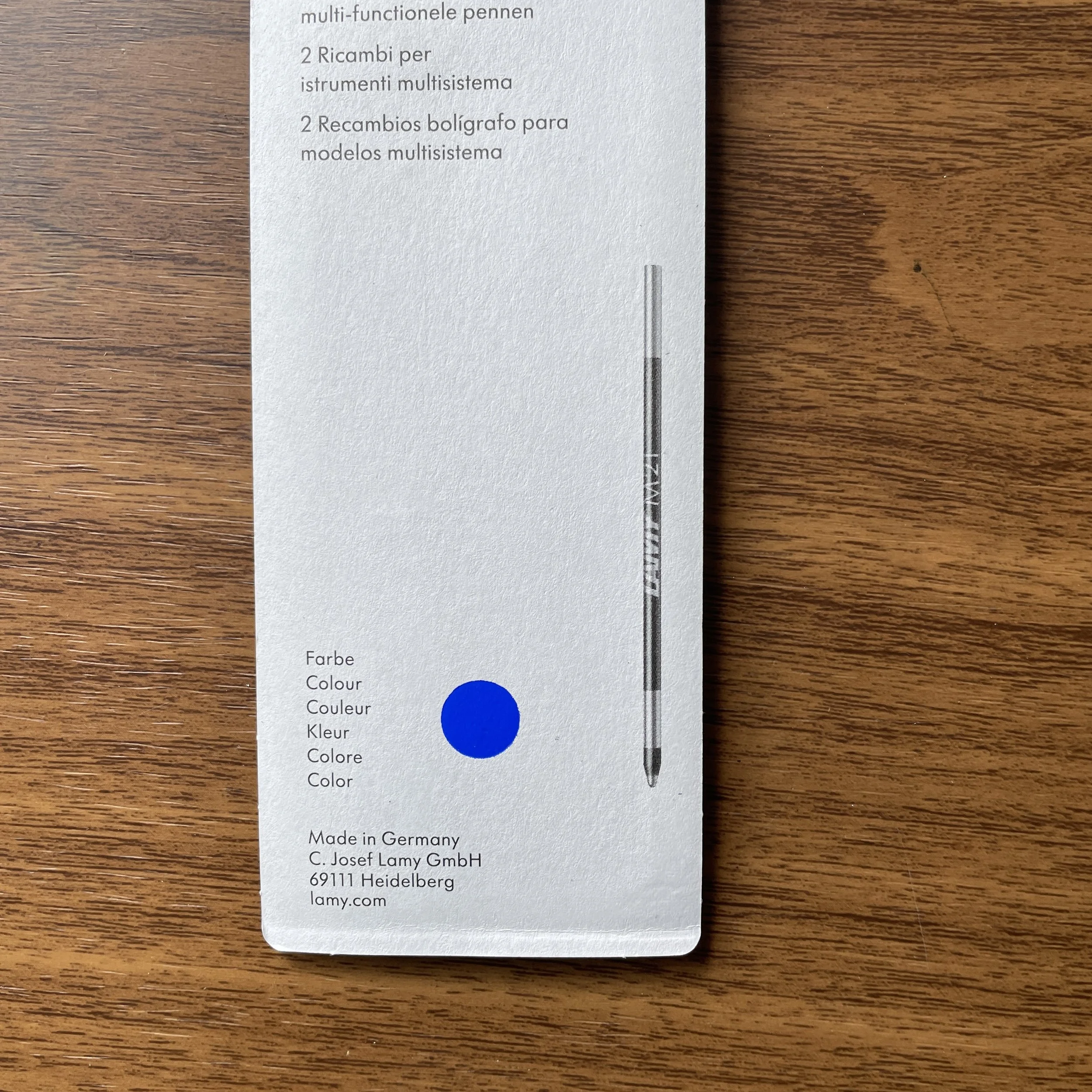 Lamy M21 MultiPen Refill (D1 Refill) — The Gentleman Stationer