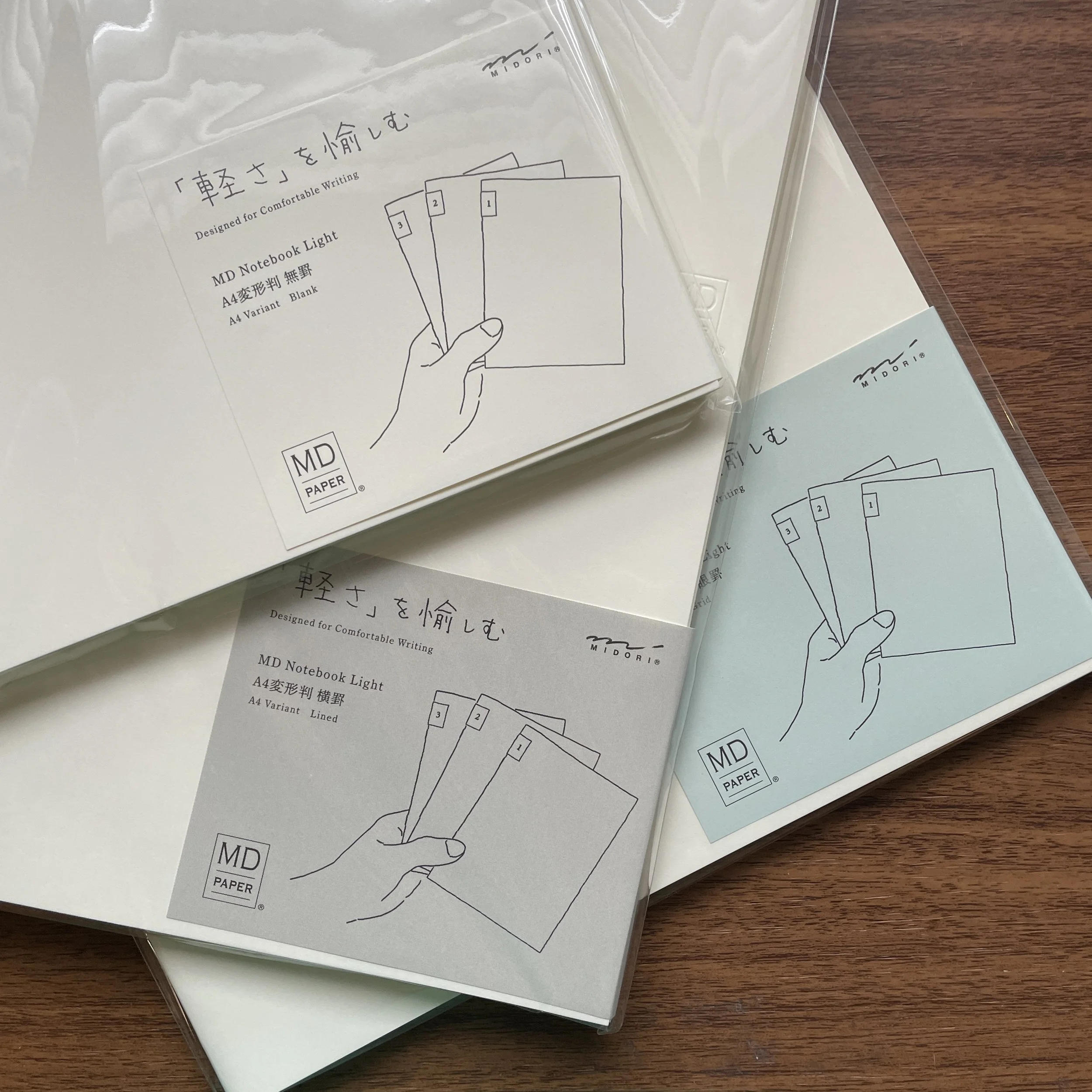 MD Notebook Light Different Rulings