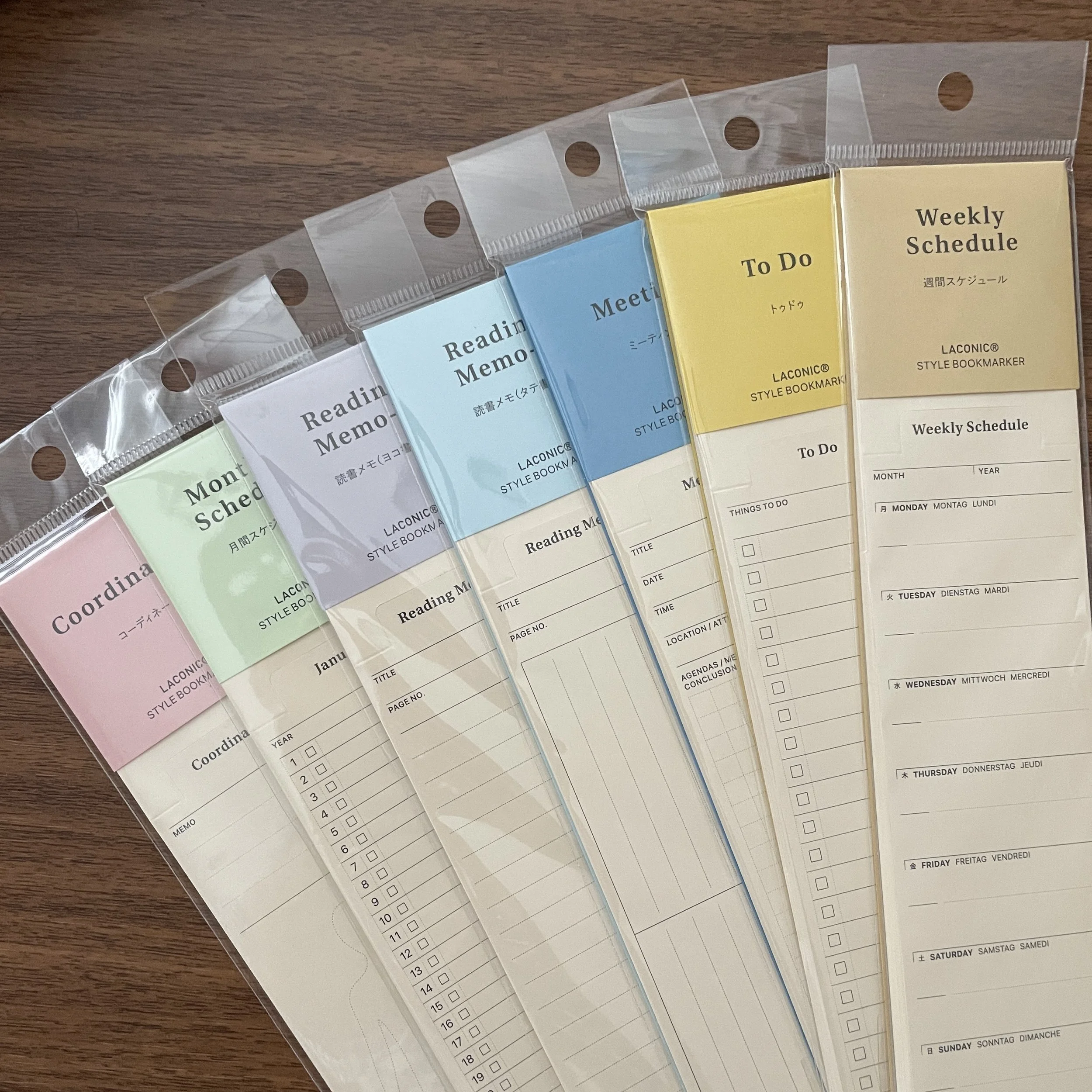 Laconic Style Bookmarkers