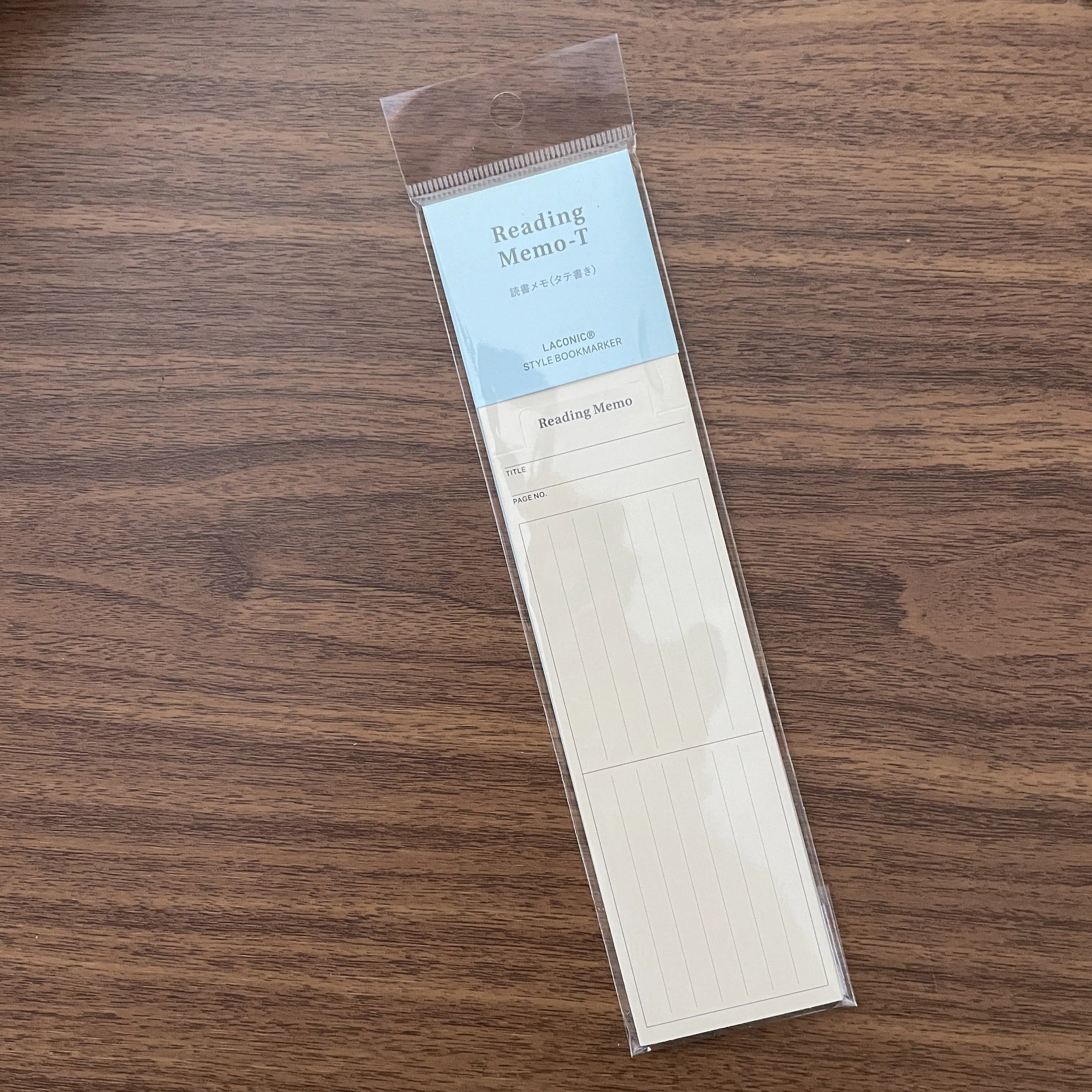 Laconic Style Bookmarker (Horizontal Layout)