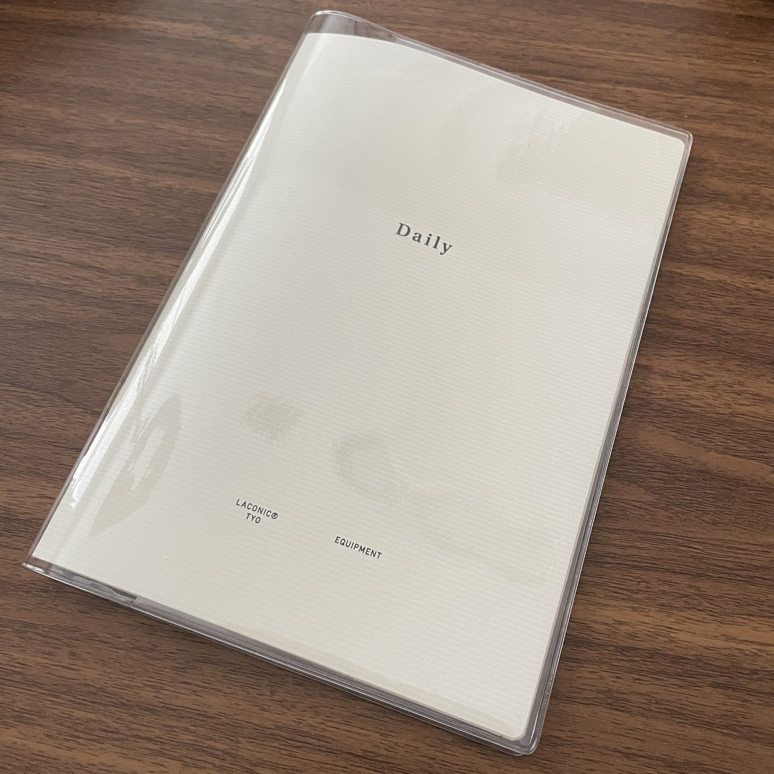 Laconic Style Notebook Cover (Clear)