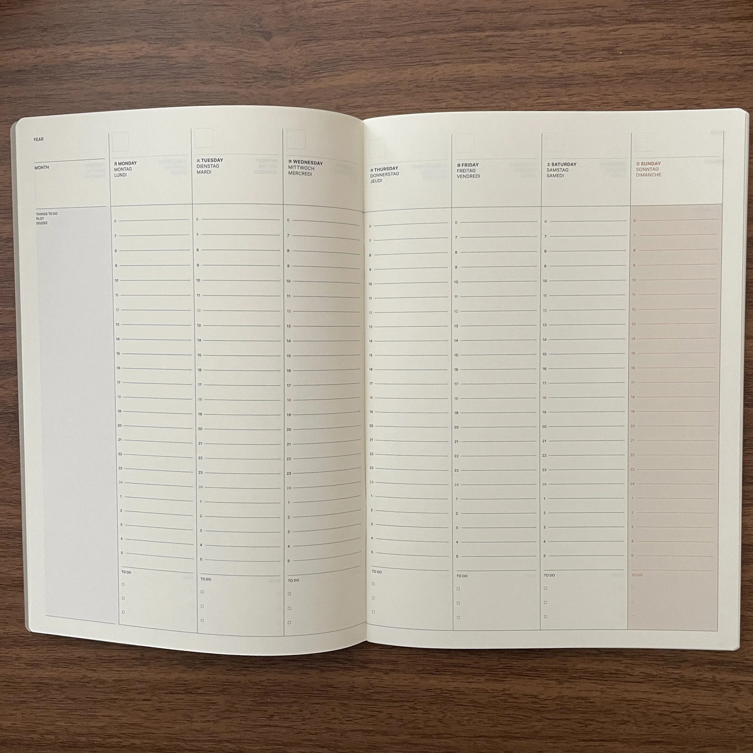 Laconic Style Weekly A5