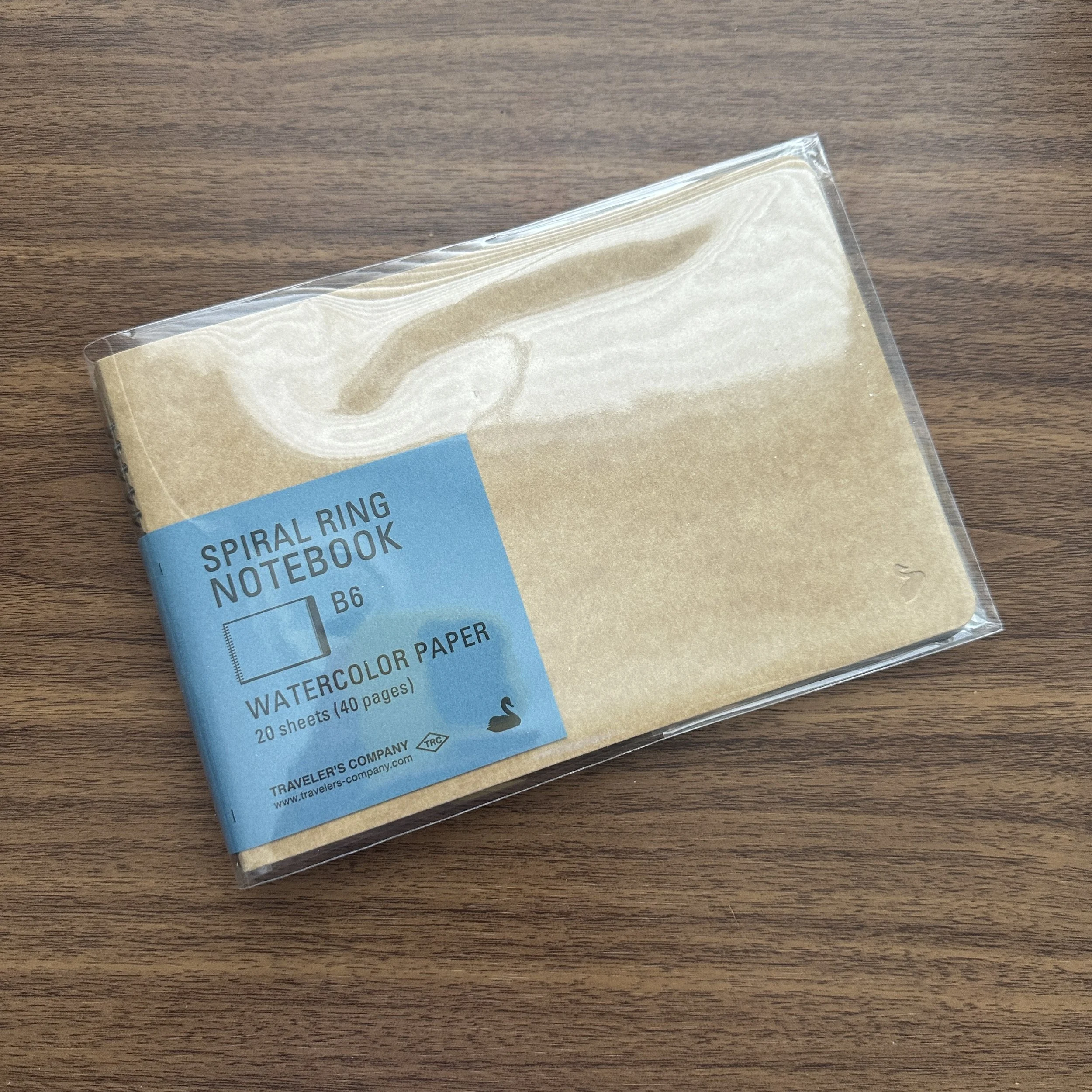 Traveler's Company Watercolor Spiral's B6 Landscape