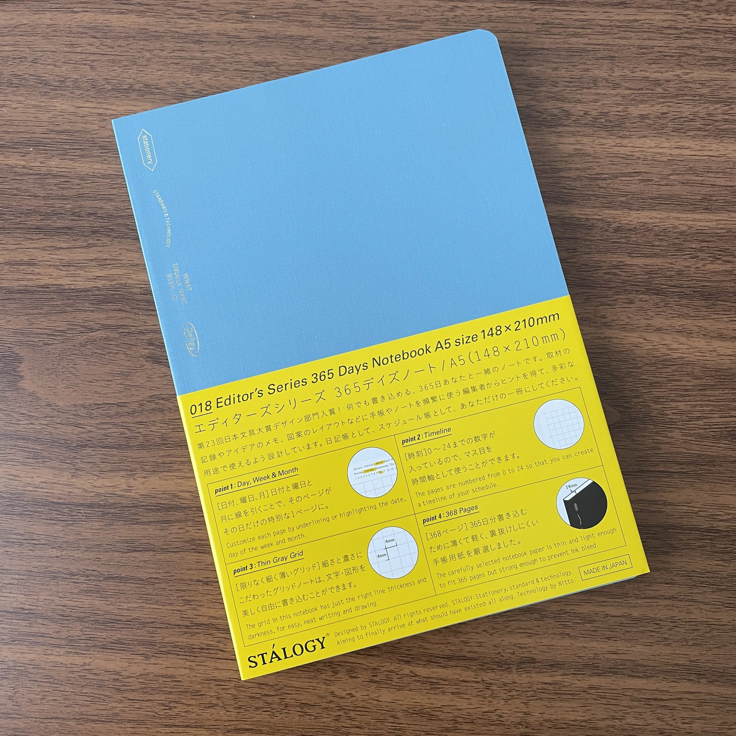 Stalogy 018 Editor's Series 365Day A5 Notebook — The Gentleman Stationer