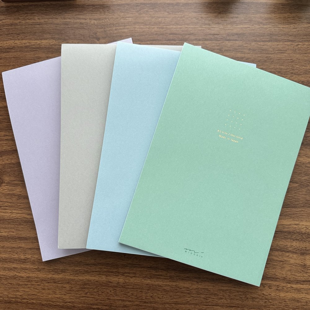 Midori Soft Color A5 Writing Pads — The Gentleman Stationer