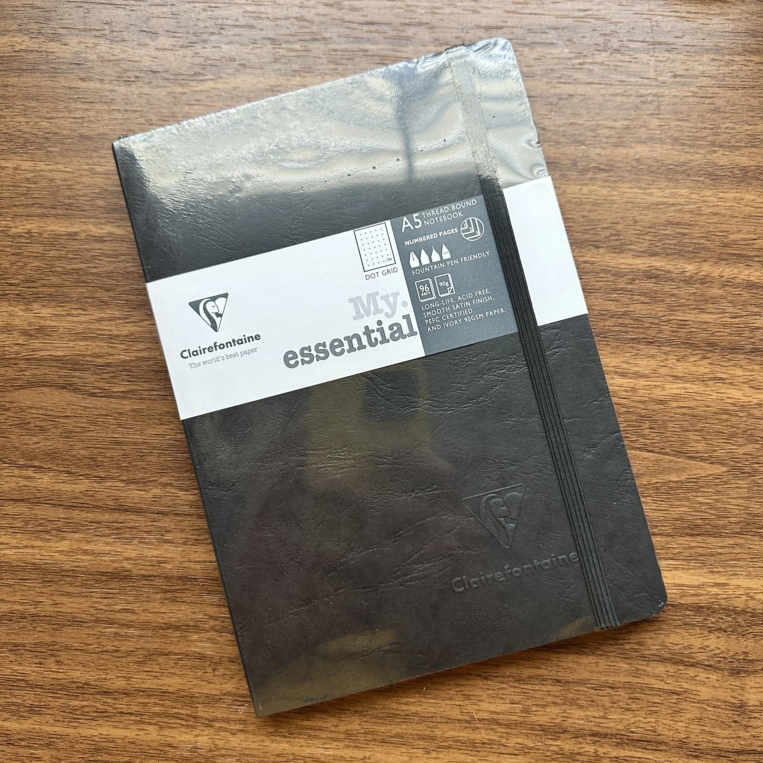 Clairefontaine My Essential A5 Dot Grid (Black)