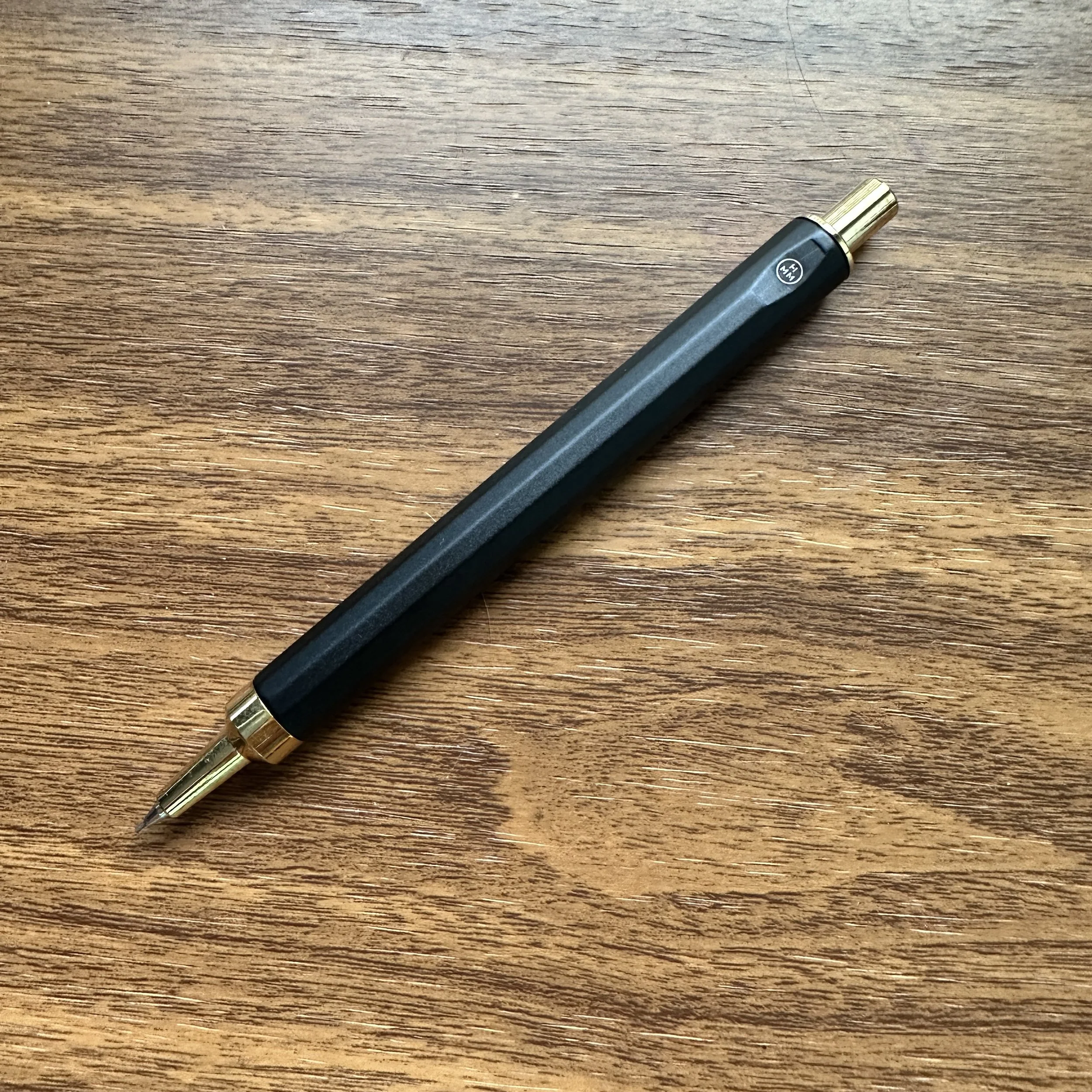 HMM Mechanical Pencil Black and Brass