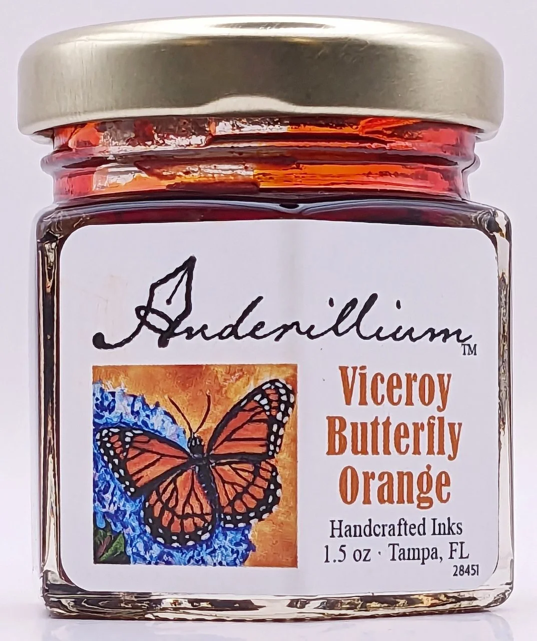 Anderillium Viceroy Butterfly Orange Ink