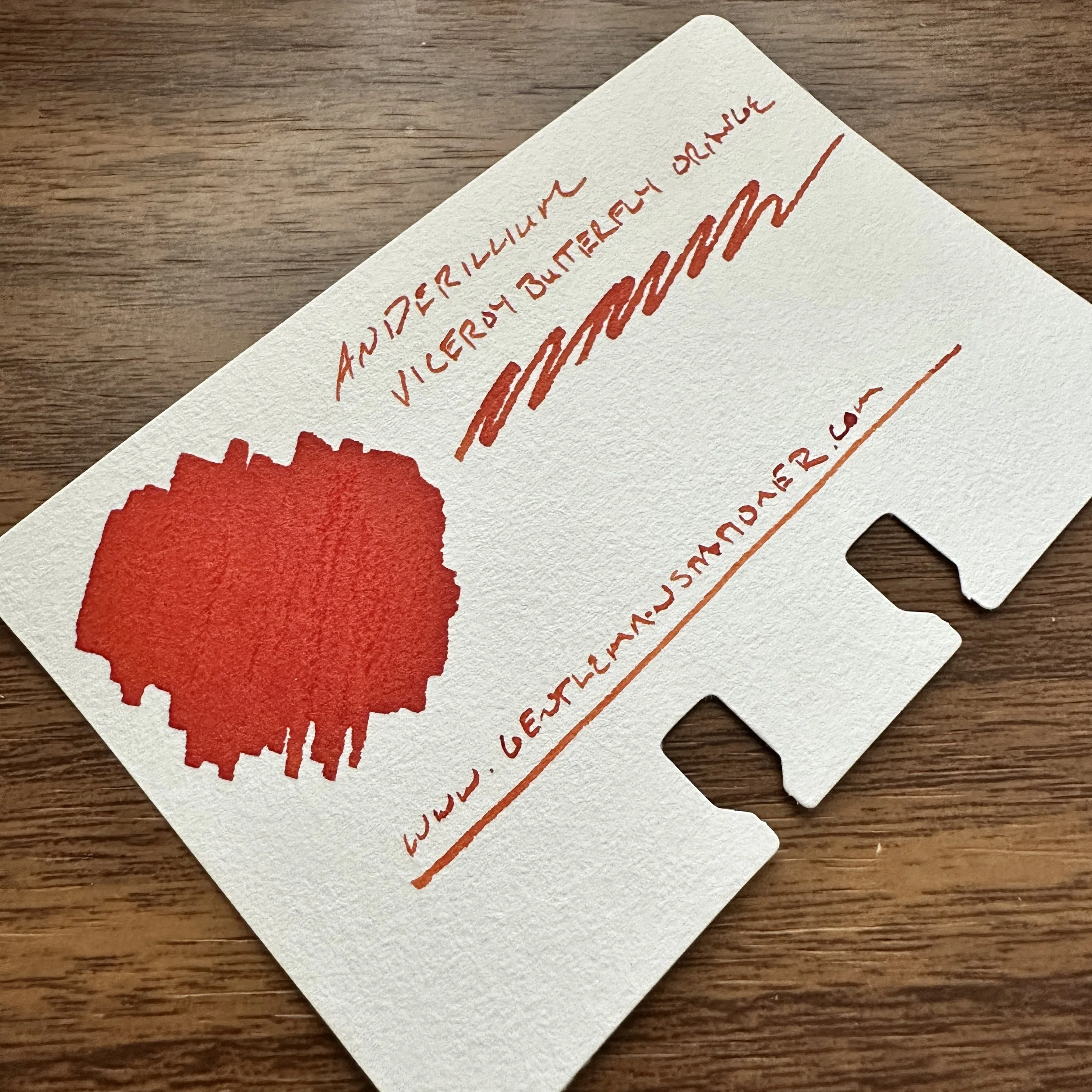 Anderillium Viceroy Butterfly Orange