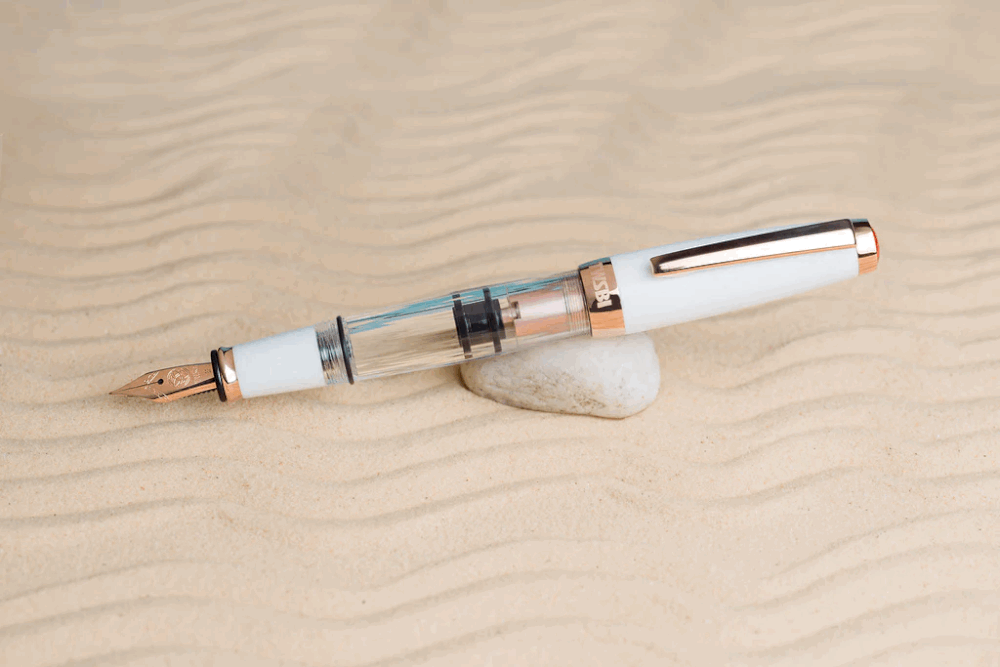 TWSBI Diamond Mini White and Rose Gold II Fountain Pen — The TWSBI Diamond Mini White and Rose Gold II Fountain Pen — The