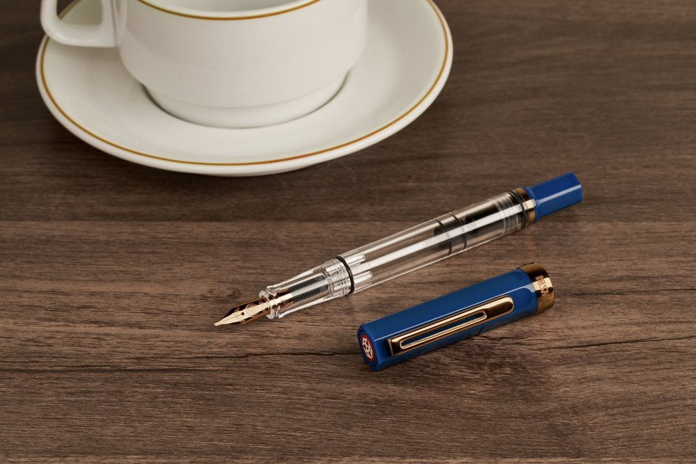 TWSBI ECO Indigo Blue Fountain Pen with Bronze Trim — The Gentleman  Stationer