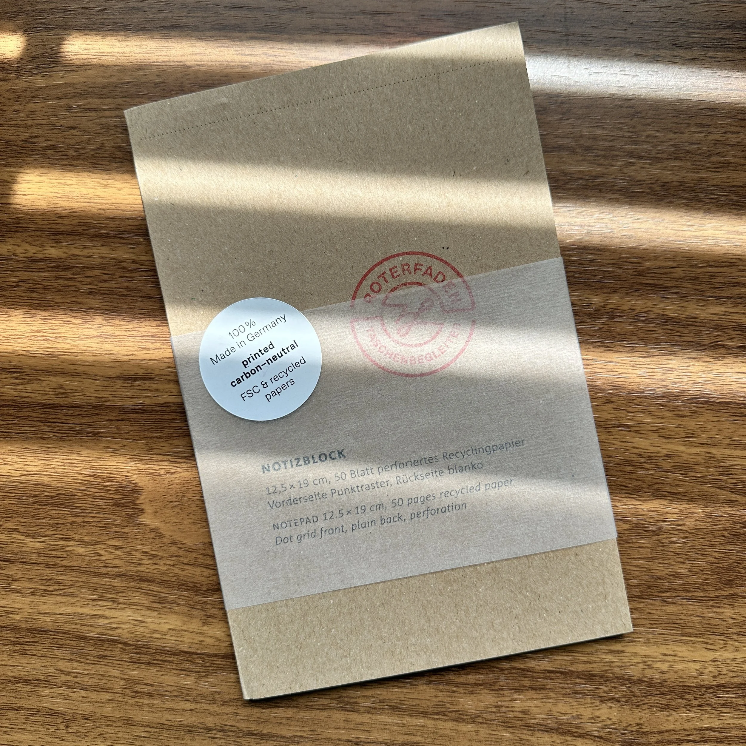 Roterfaden A5 Notepad