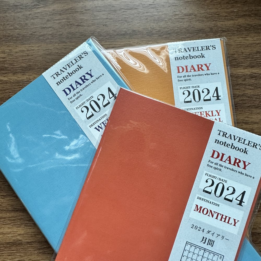Traveler's Notebook Diary/Planner Refills (2024 Standard Dated) — The  Gentleman Stationer