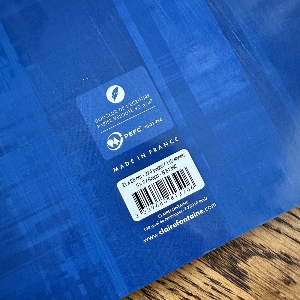 6031 Clairefontaine Crok Sketch Notebooks Stapled on side or on top for  larger