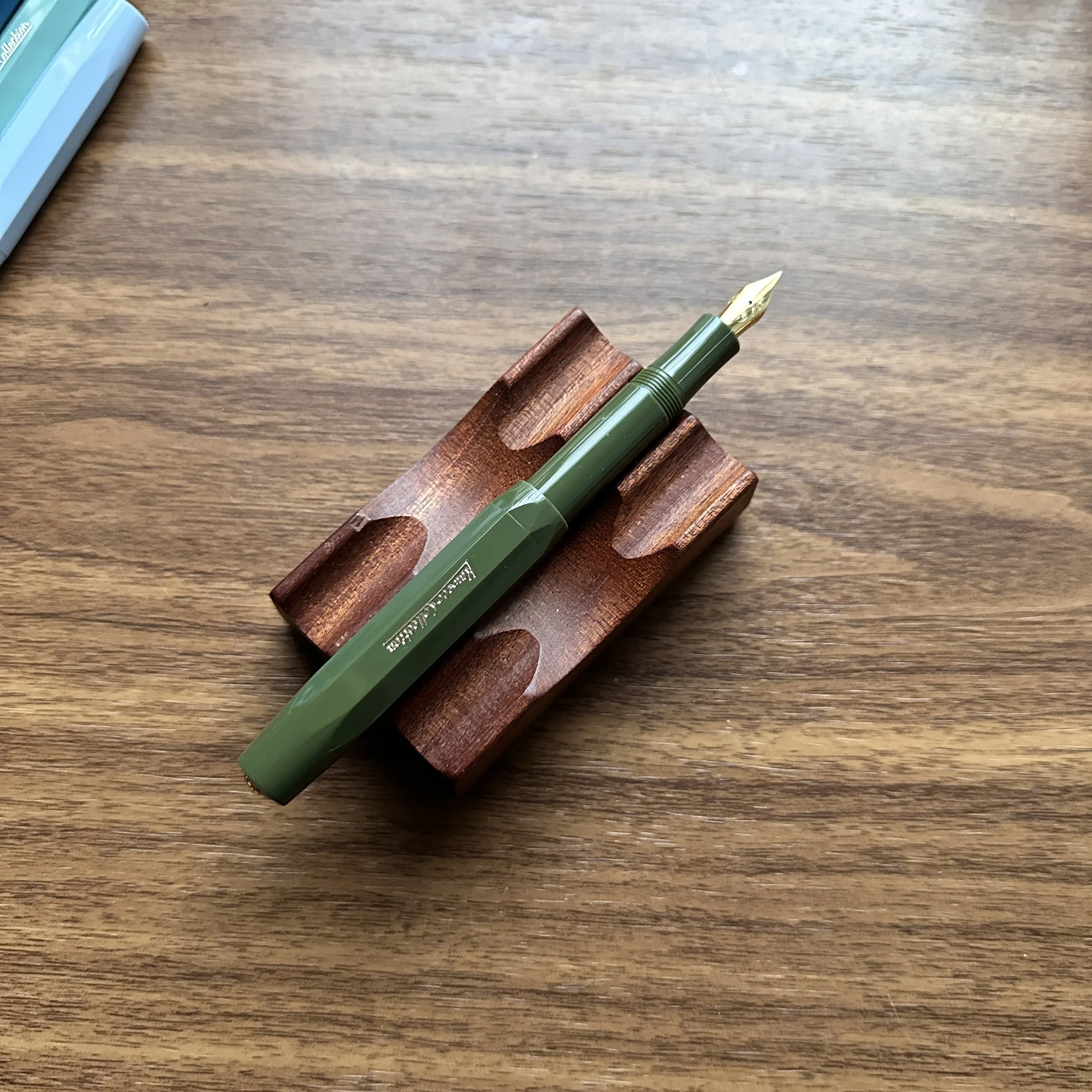 Kaweco Collection Olive Fountain Pen (Open)