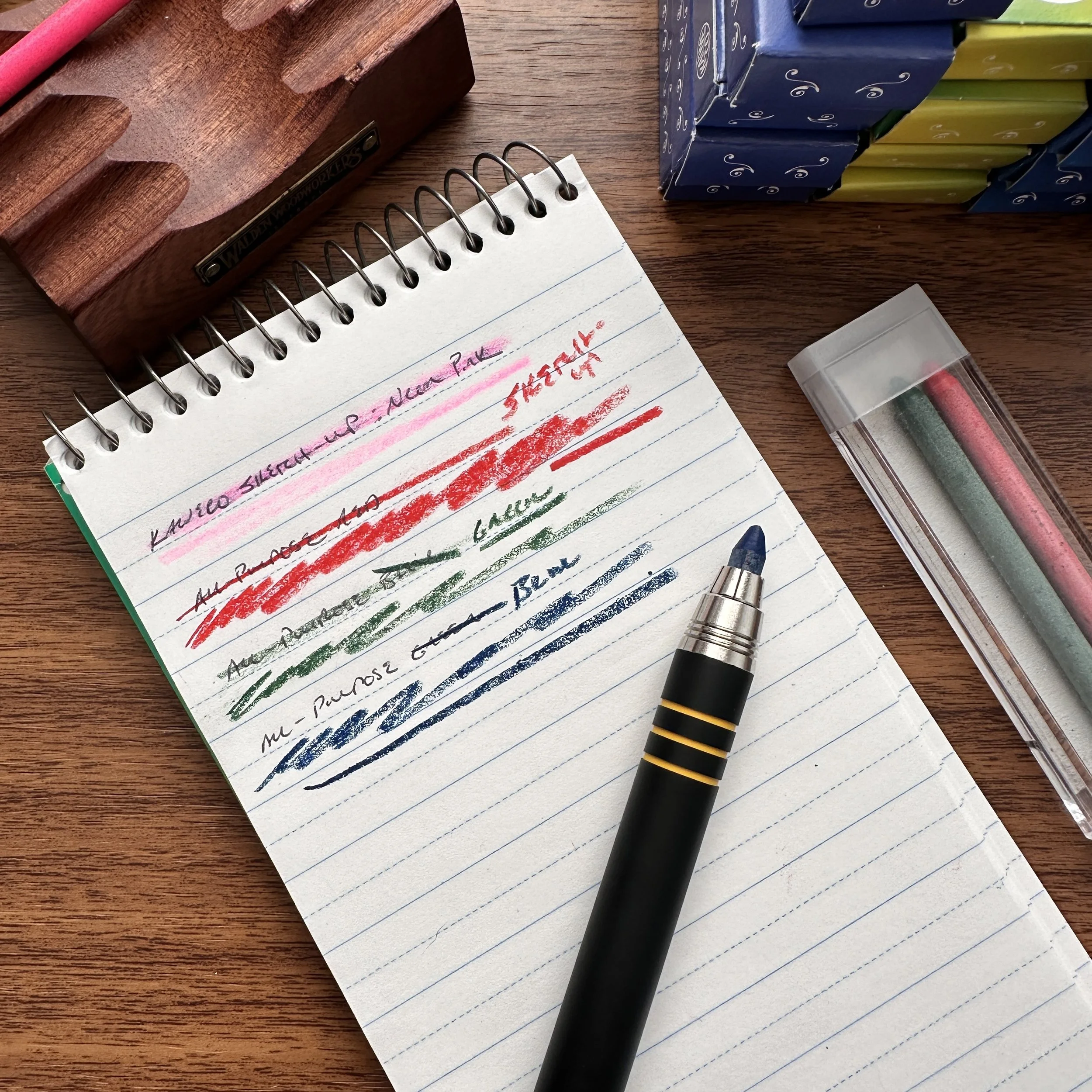 Kaweco All-Purpose Leads Multi Pack Writing Sample