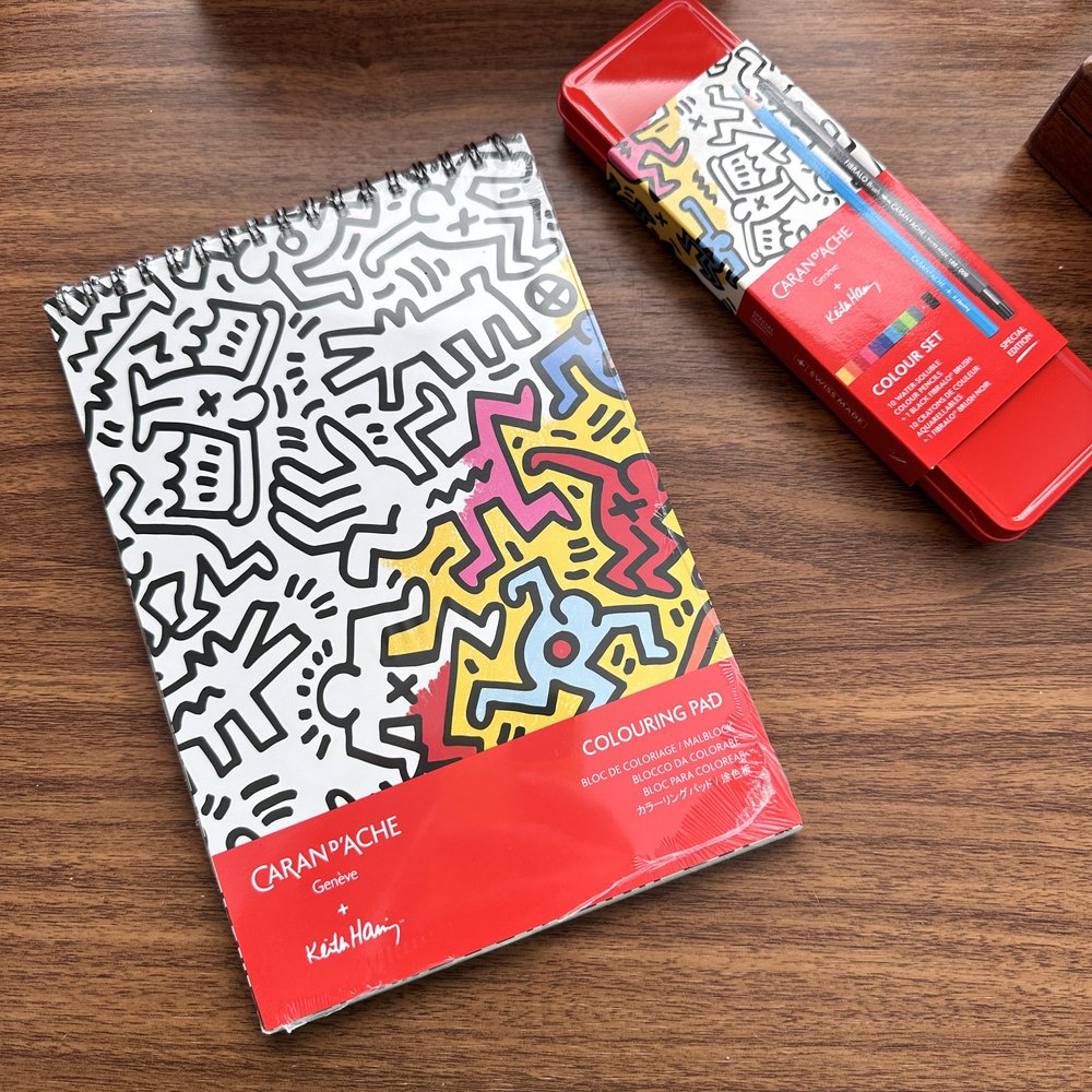 Caran d'Ache Keith Haring Coloring Pad — The Gentleman Stationer