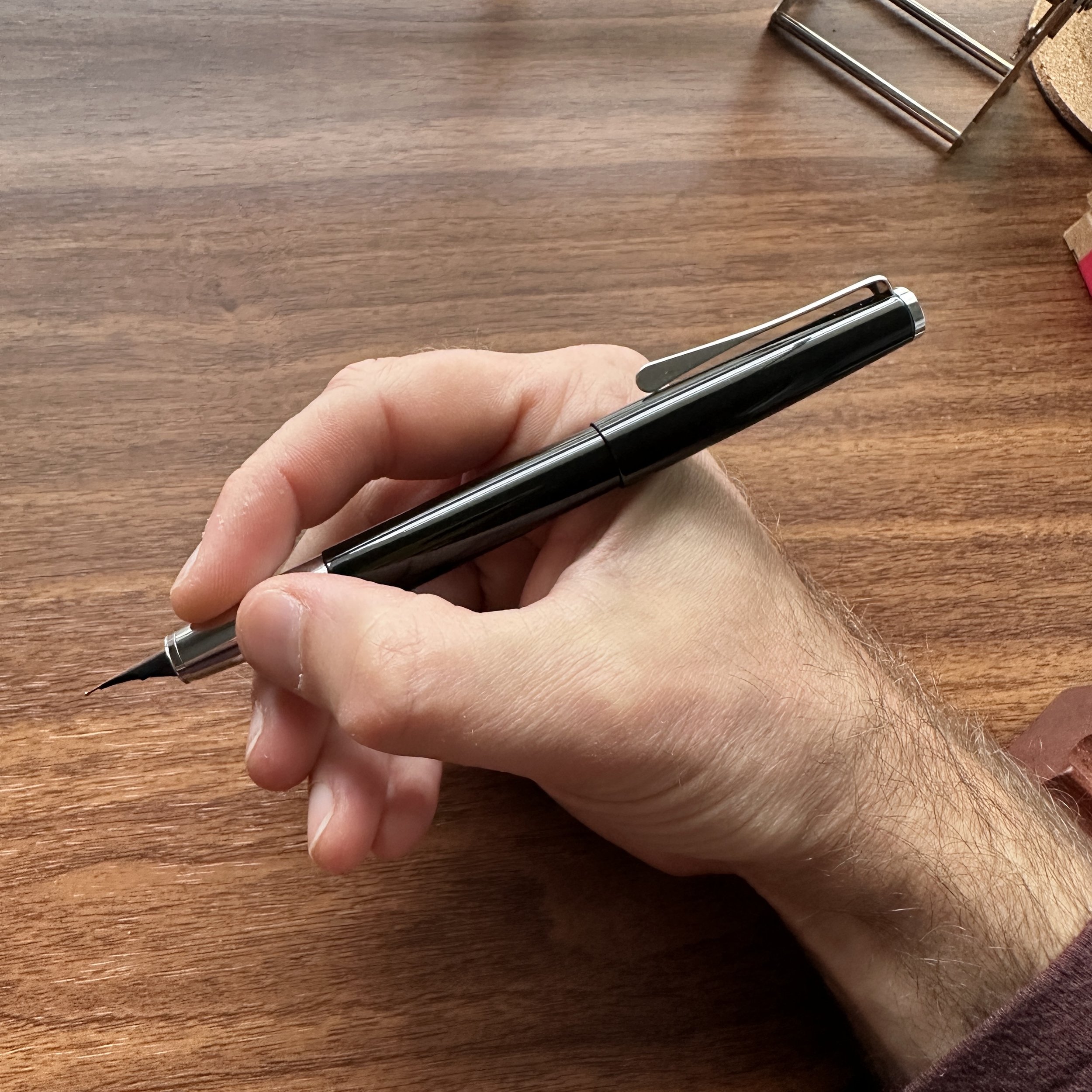 Lamy Studio Fountain Pen in Hand Posted