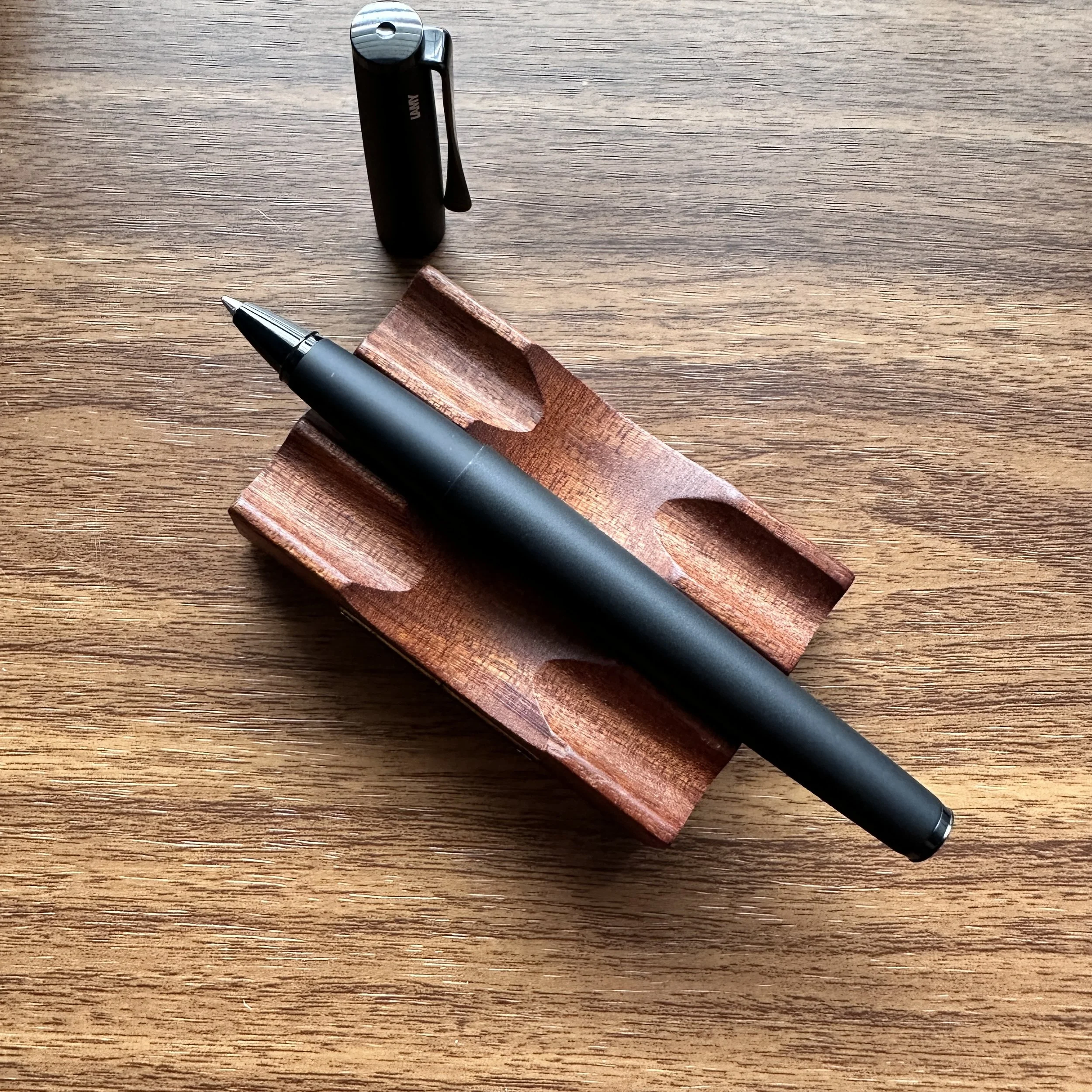 Lamy Studio LX All-Black Rollerball Uncapped