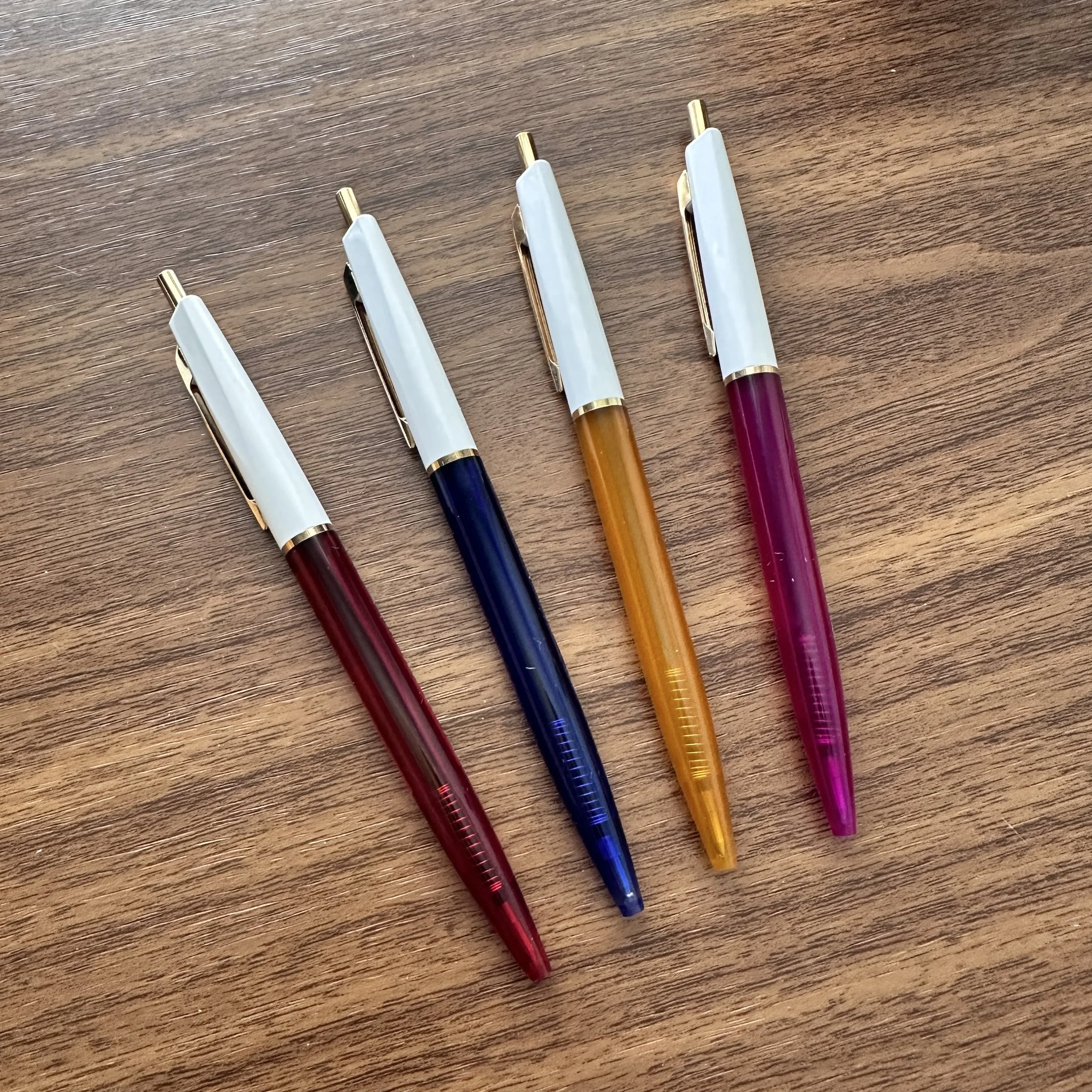 Anterique White + Transparent Ballpoints