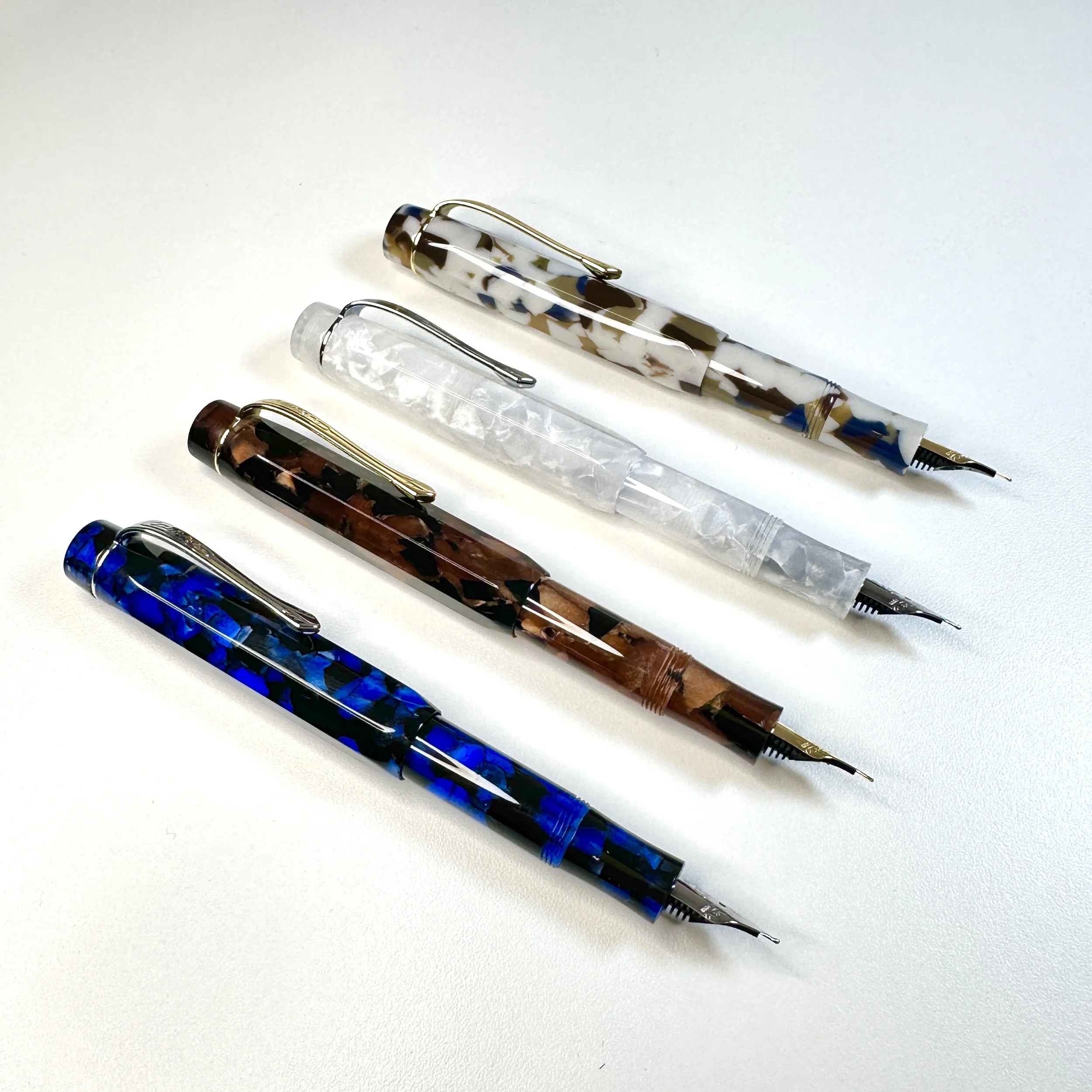 Kaweco Art Sport Fountain Pens Uncapped