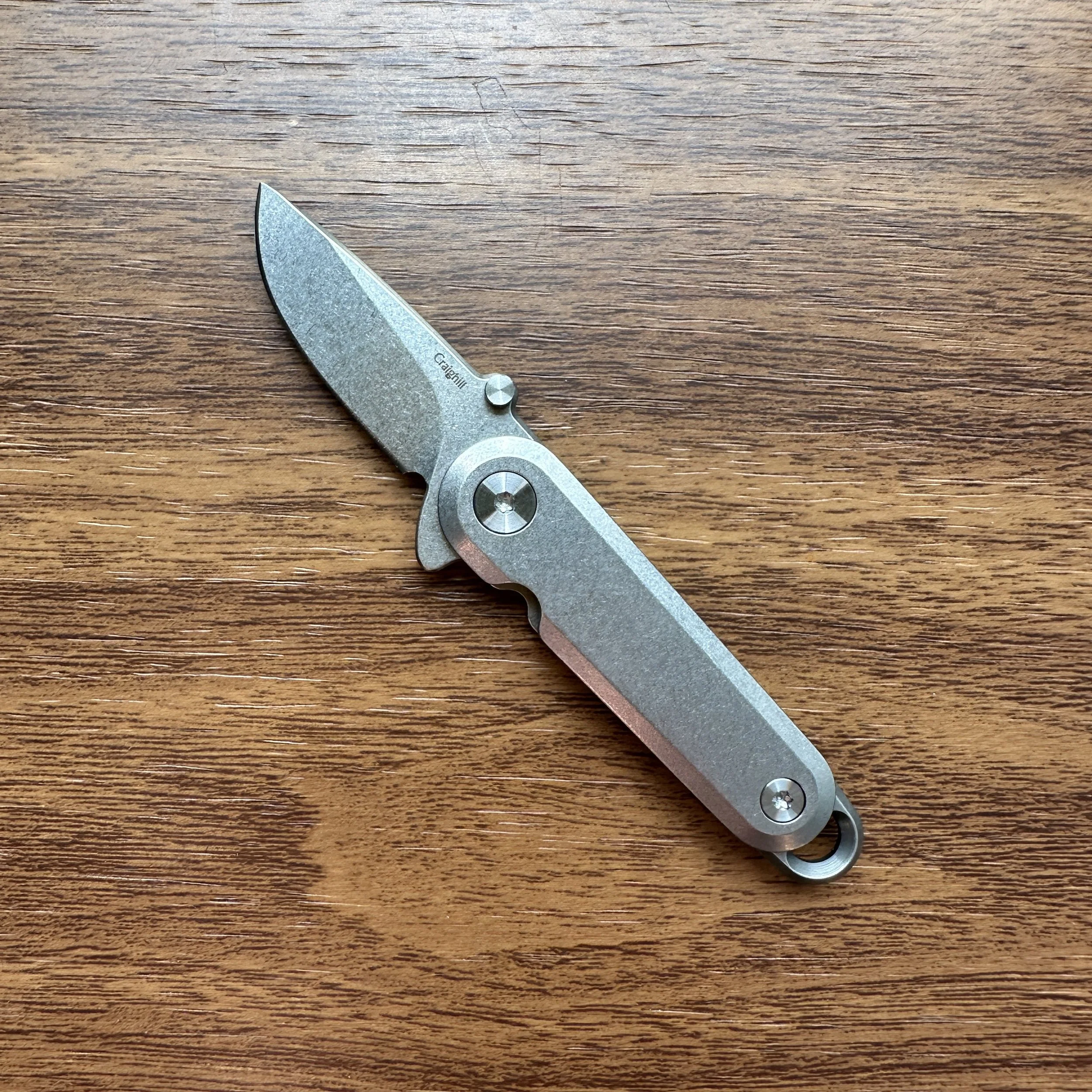Craighill Lark Pocketknife Stainless (Open)