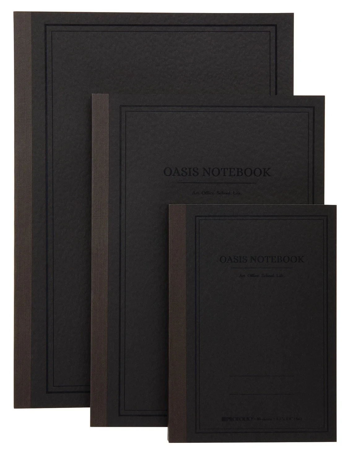 Profolio Oasis Notebooks (Charcoal)