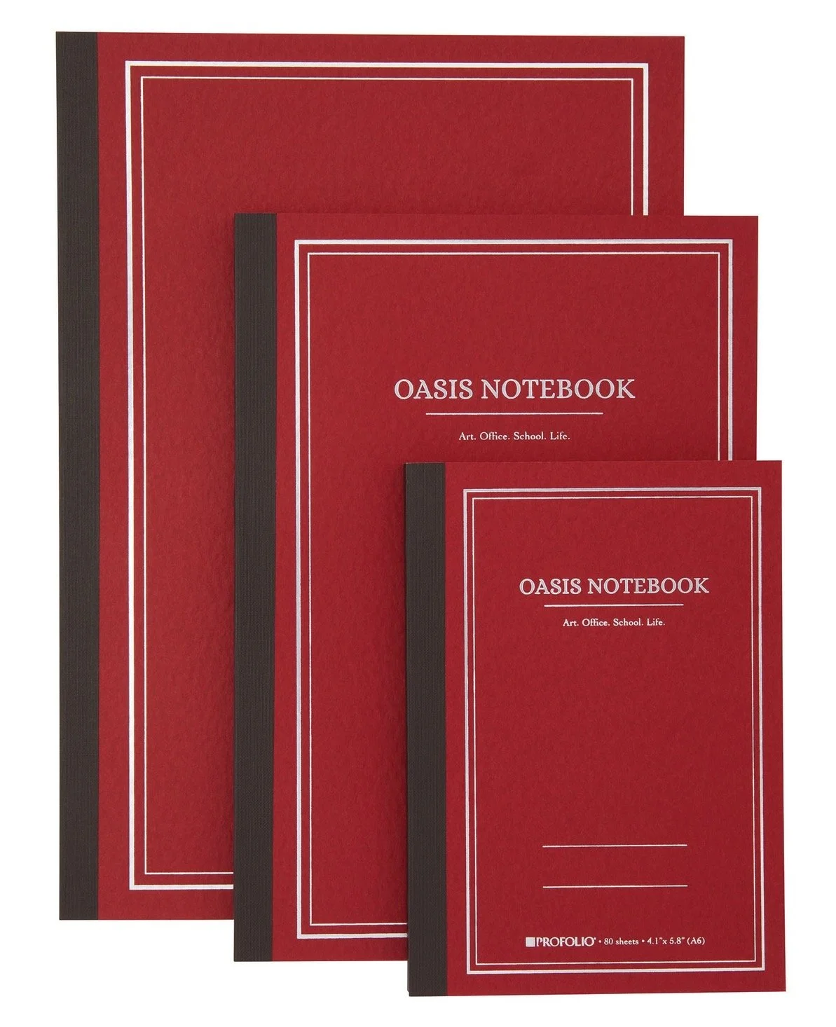 Profolio Oasis Notebooks (Brick)
