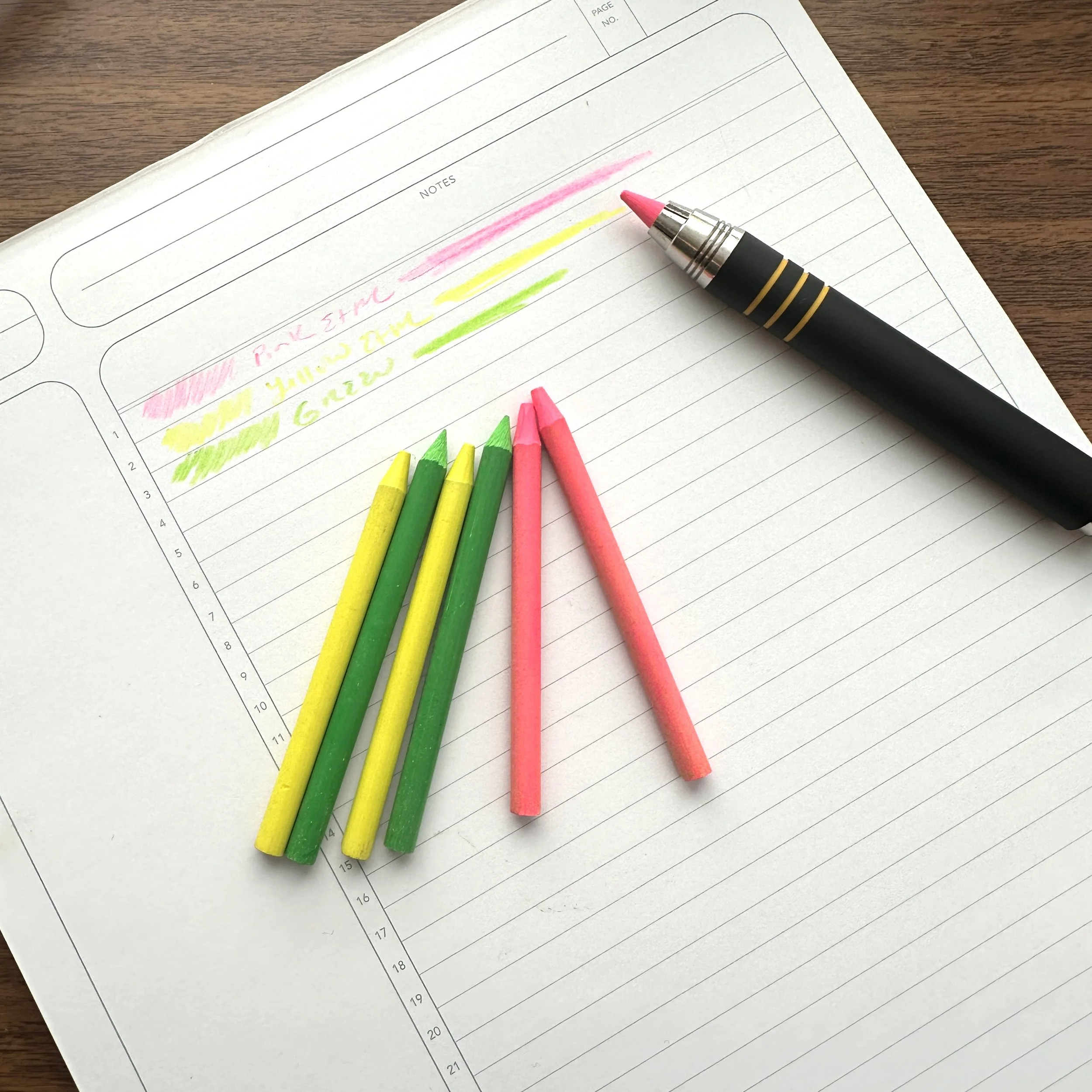 E+M Highlighter Clutch Pencil Refills (Pack of 6) — The Gentleman Stationer