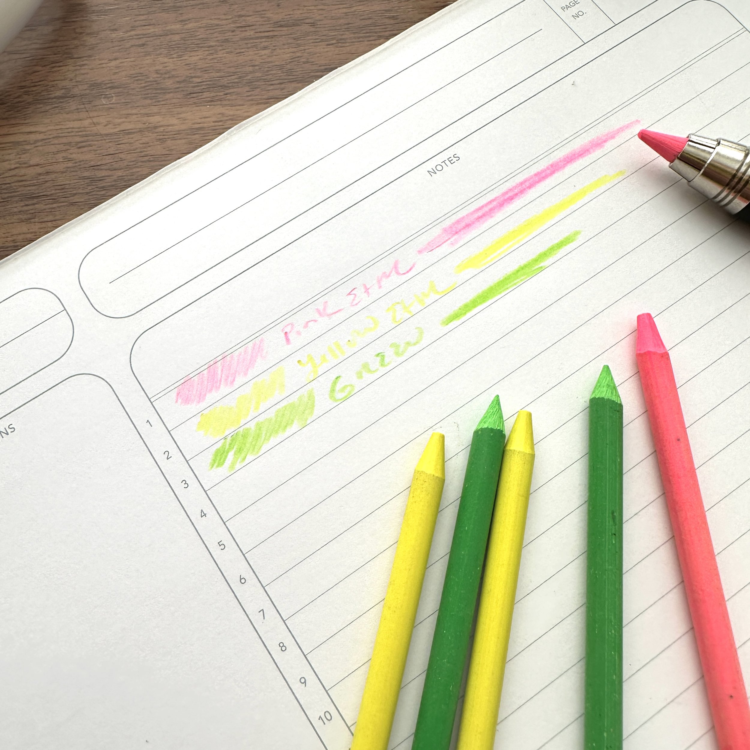 E+M Clutch Pencil Writing Samples