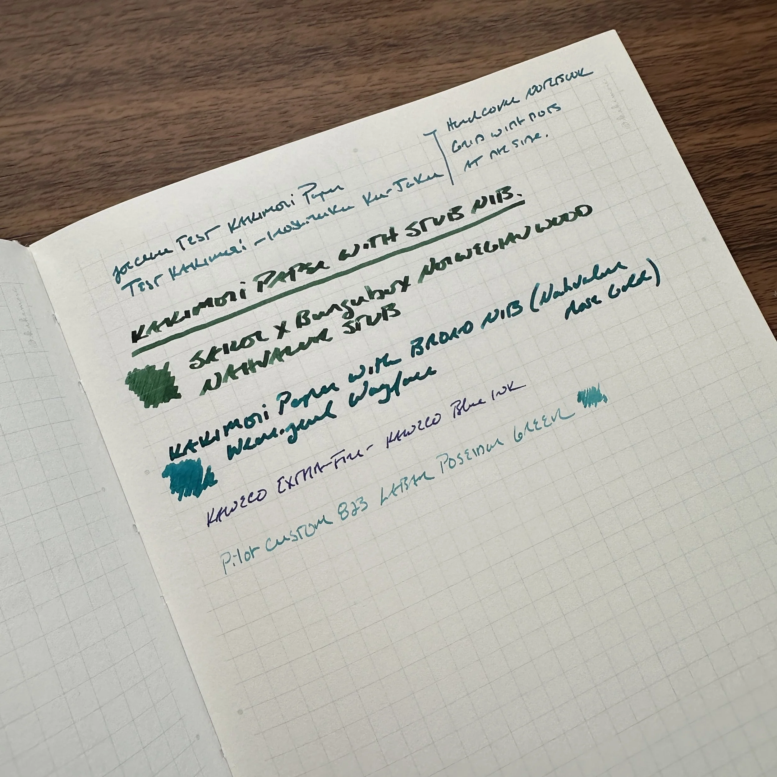 Kakimori Notebook Writing Sample