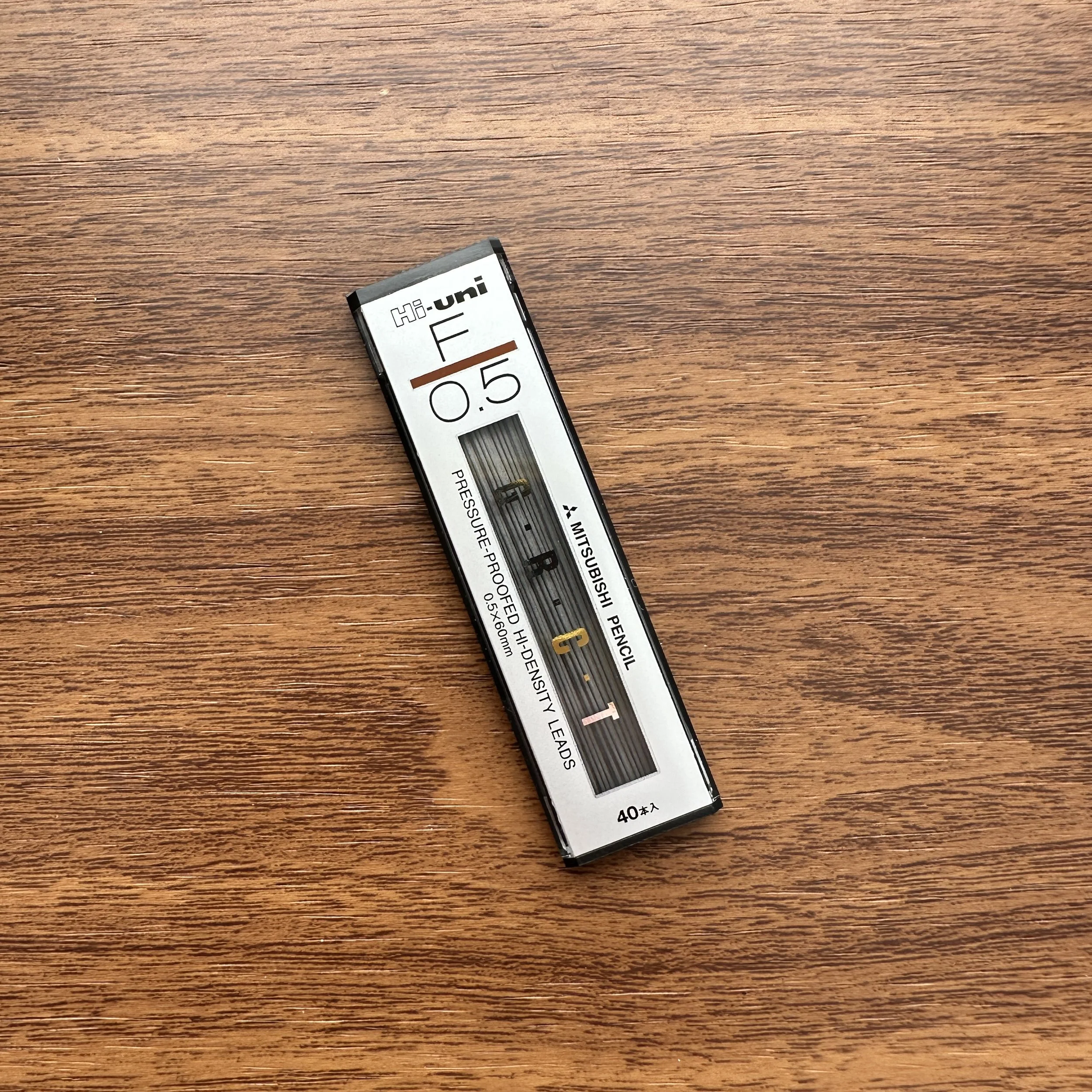 Uni Hi-Uni Mechanical Pencil Lead (F Grade)