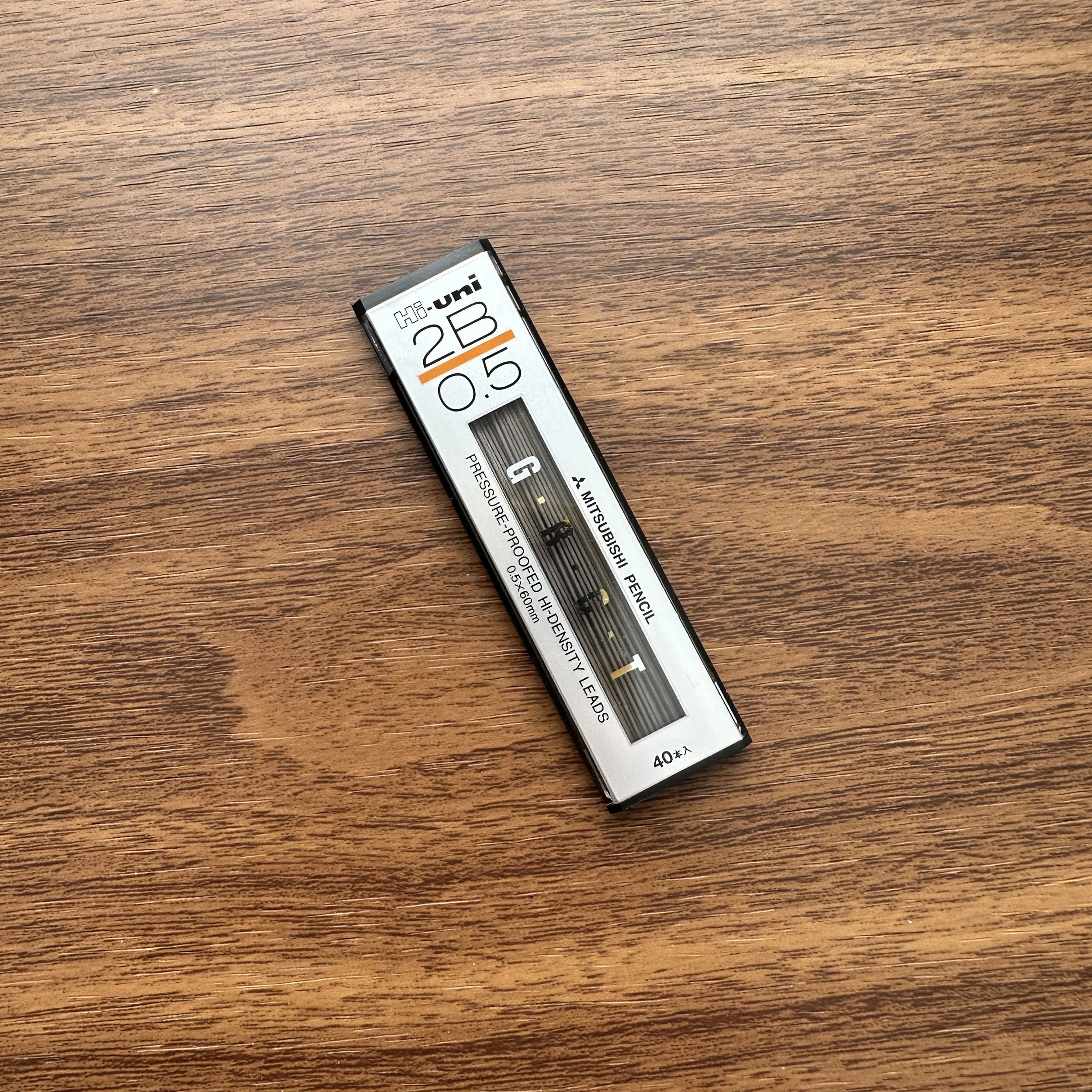 Uni Hi-Uni Mechanical Pencil Lead (2B Grade)