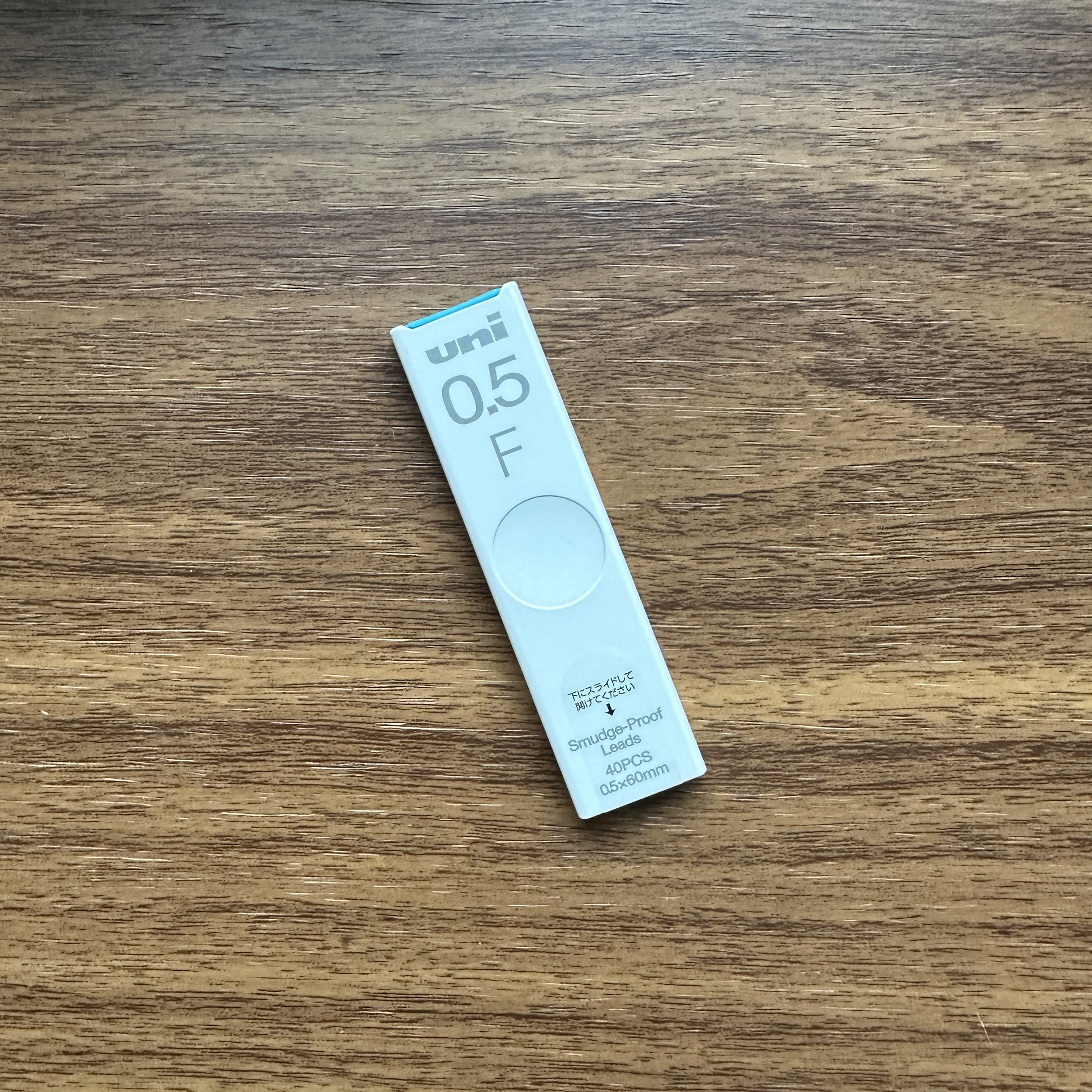 Uni .5mm Smudge Proof Mechanical Pencil Leads (F Grade)