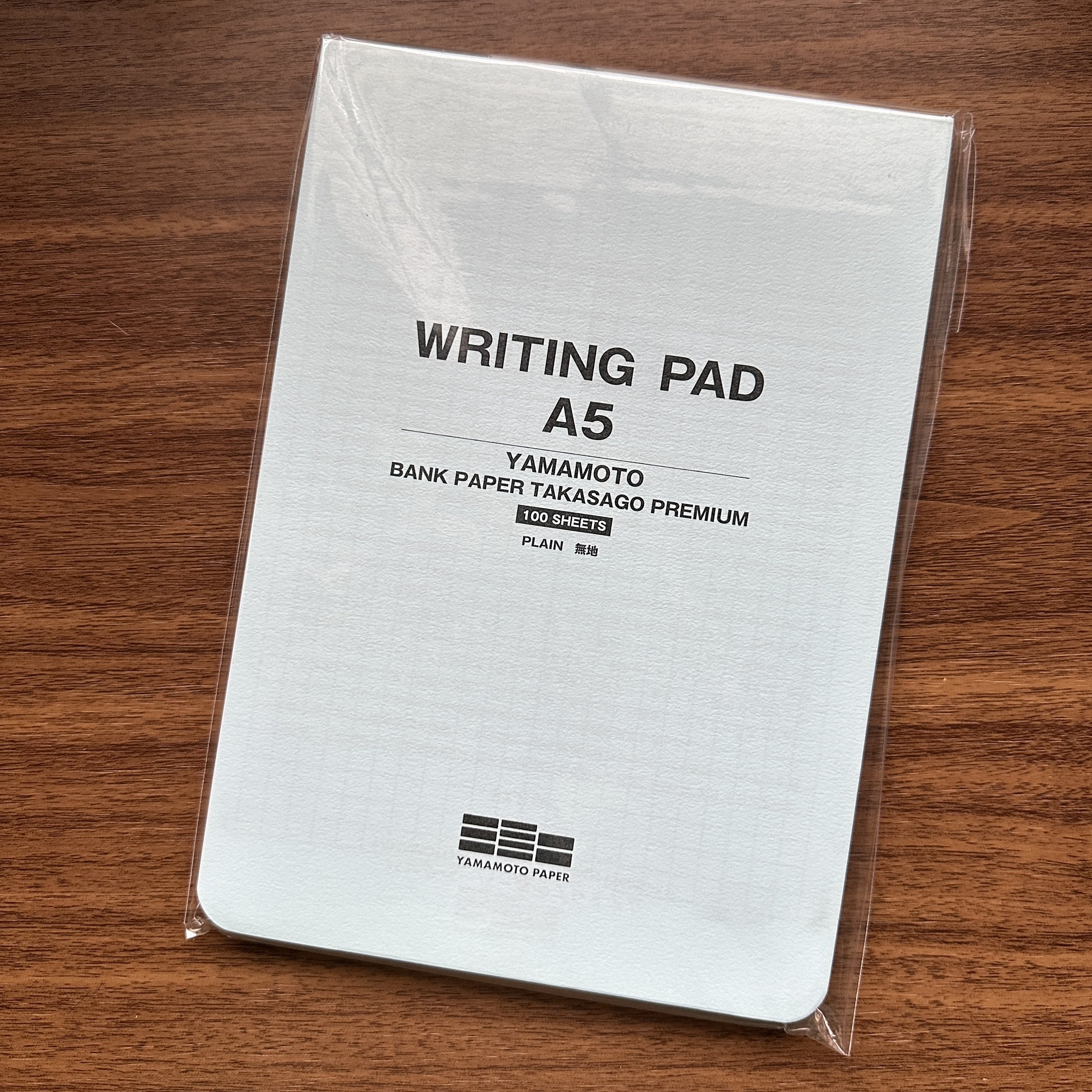 Yamamoto Writing Pad Bank Paper