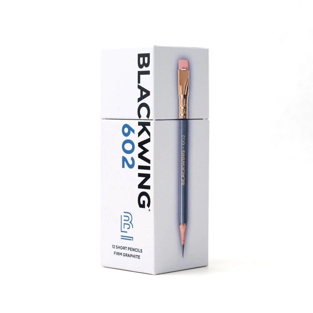 Blackwing 602 Short Pencil Packaging